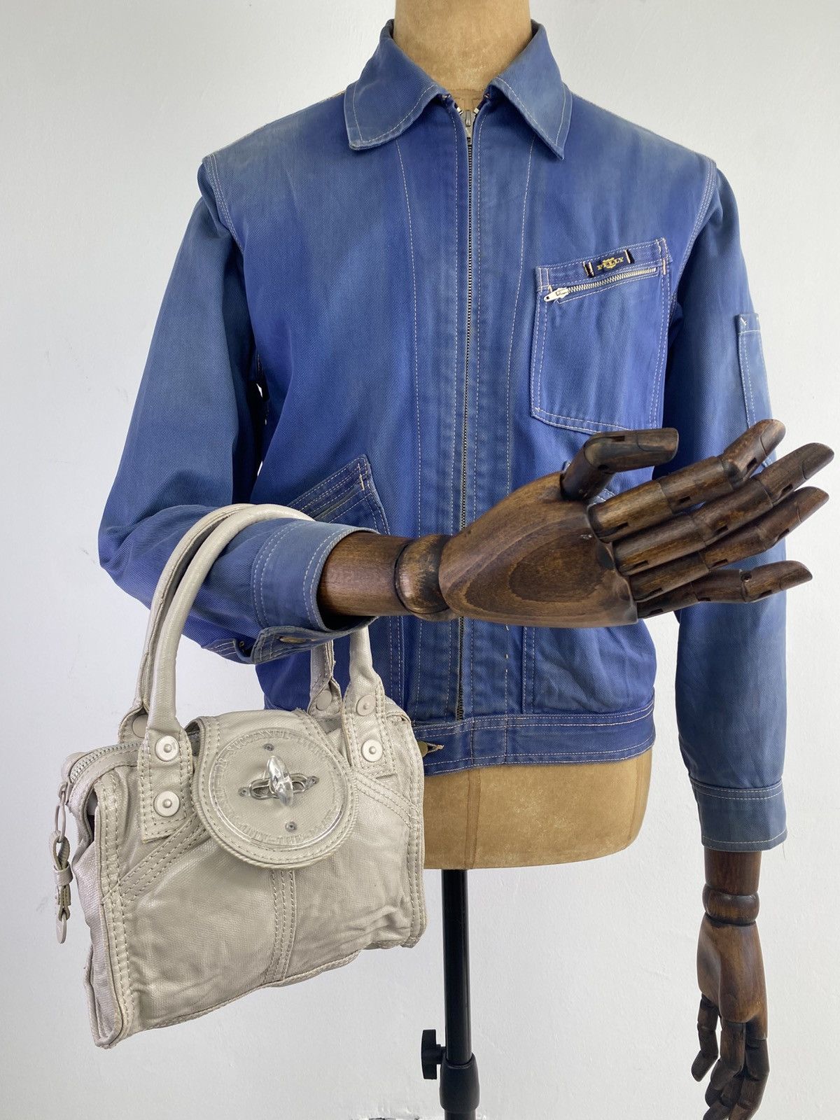 Diesel Y2K 2000's Diesel Genuine Leather Handle Bag Size ONE SIZE - 1 Thumbnail