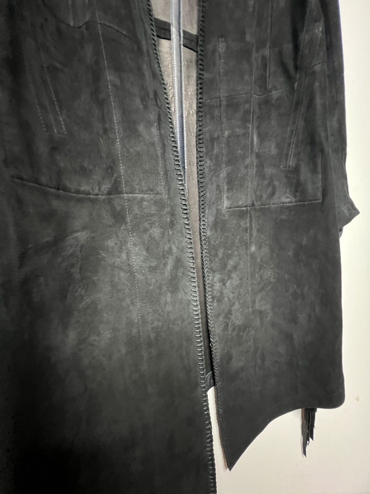 Takahiromiyashita The Soloist. Lamb Suede tassel coat Size US M / EU 48-50 / 2 - 14 Thumbnail