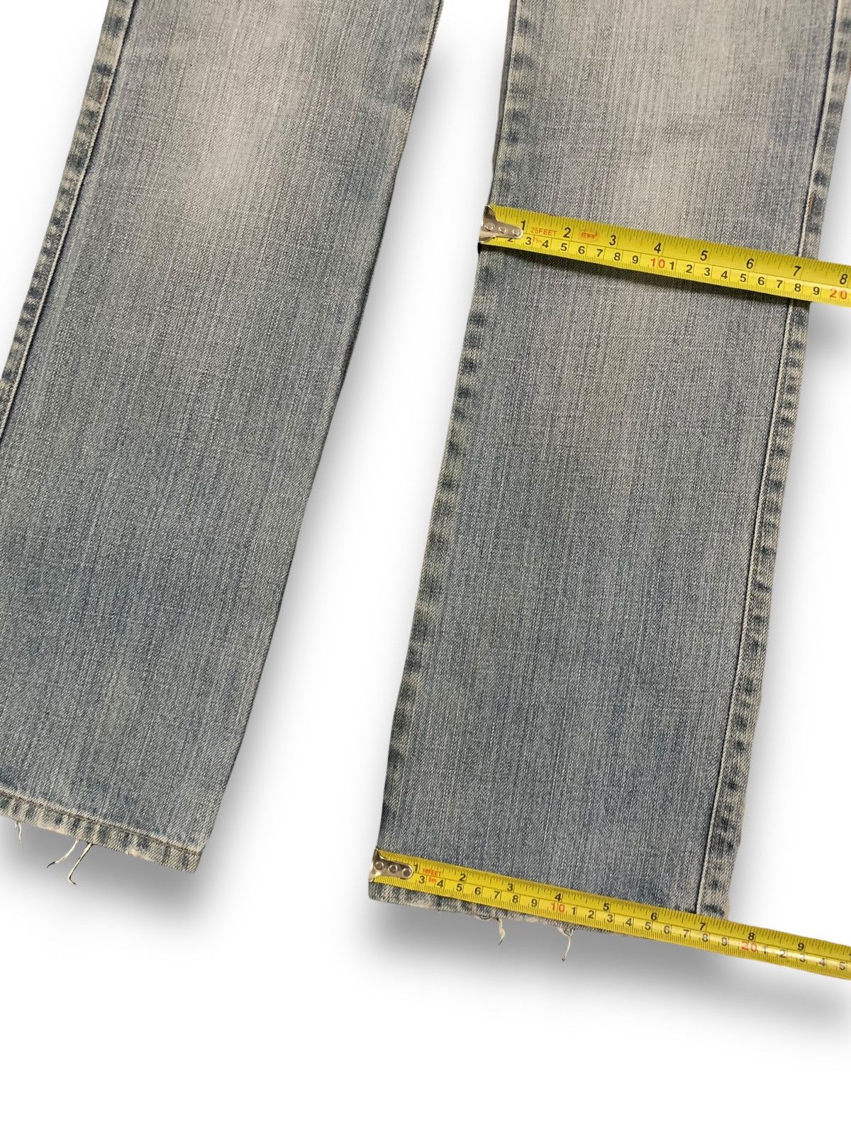 Undercover × Uniqlo Vintage Japanese Back Number Buckle Back Punk Style Jeans Size US 30 / EU 46 - 20 Thumbnail