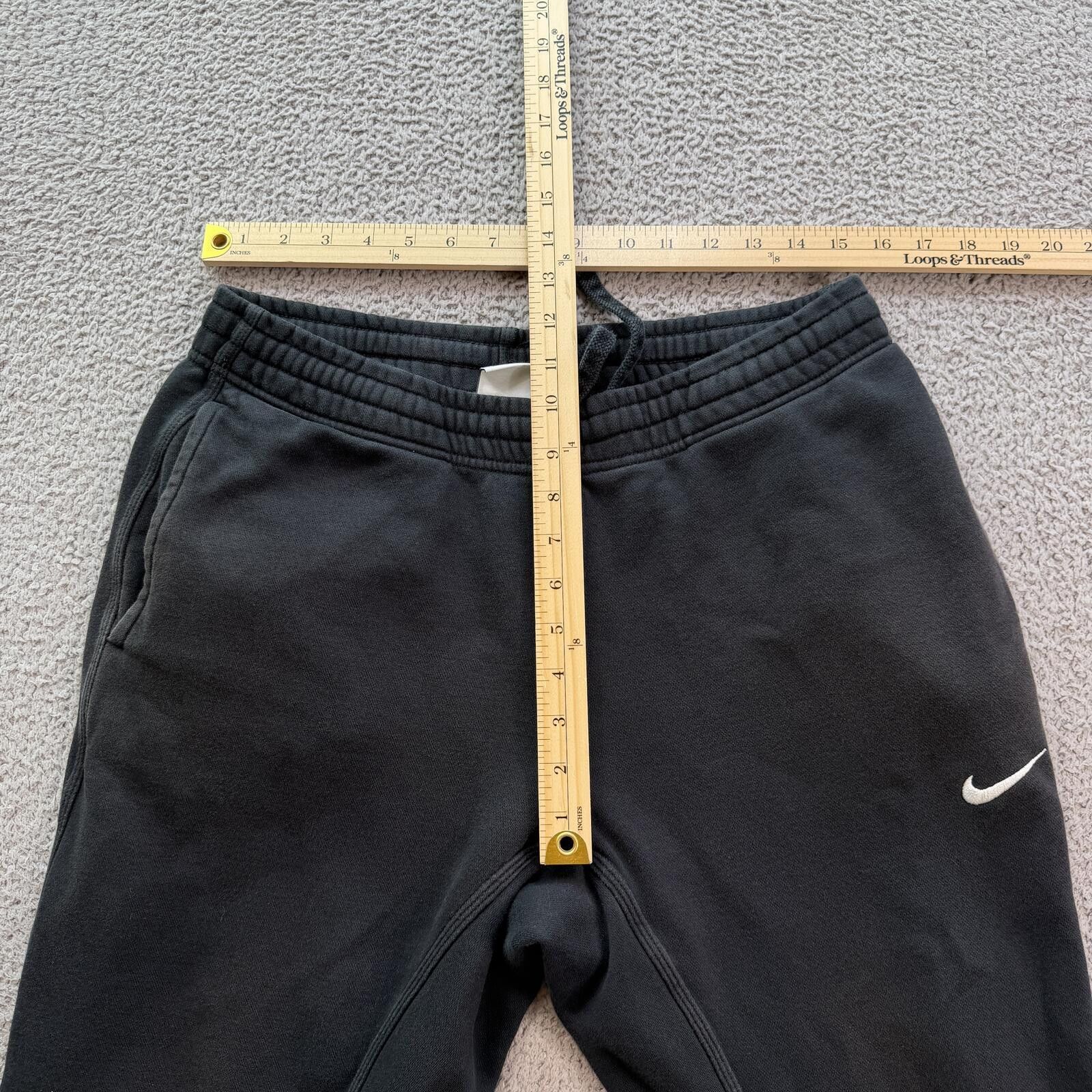 Nike Nike Black Fleece Jogger Sweatpants Mens L Embroidered Size US 34 / EU 50 - 3 Thumbnail