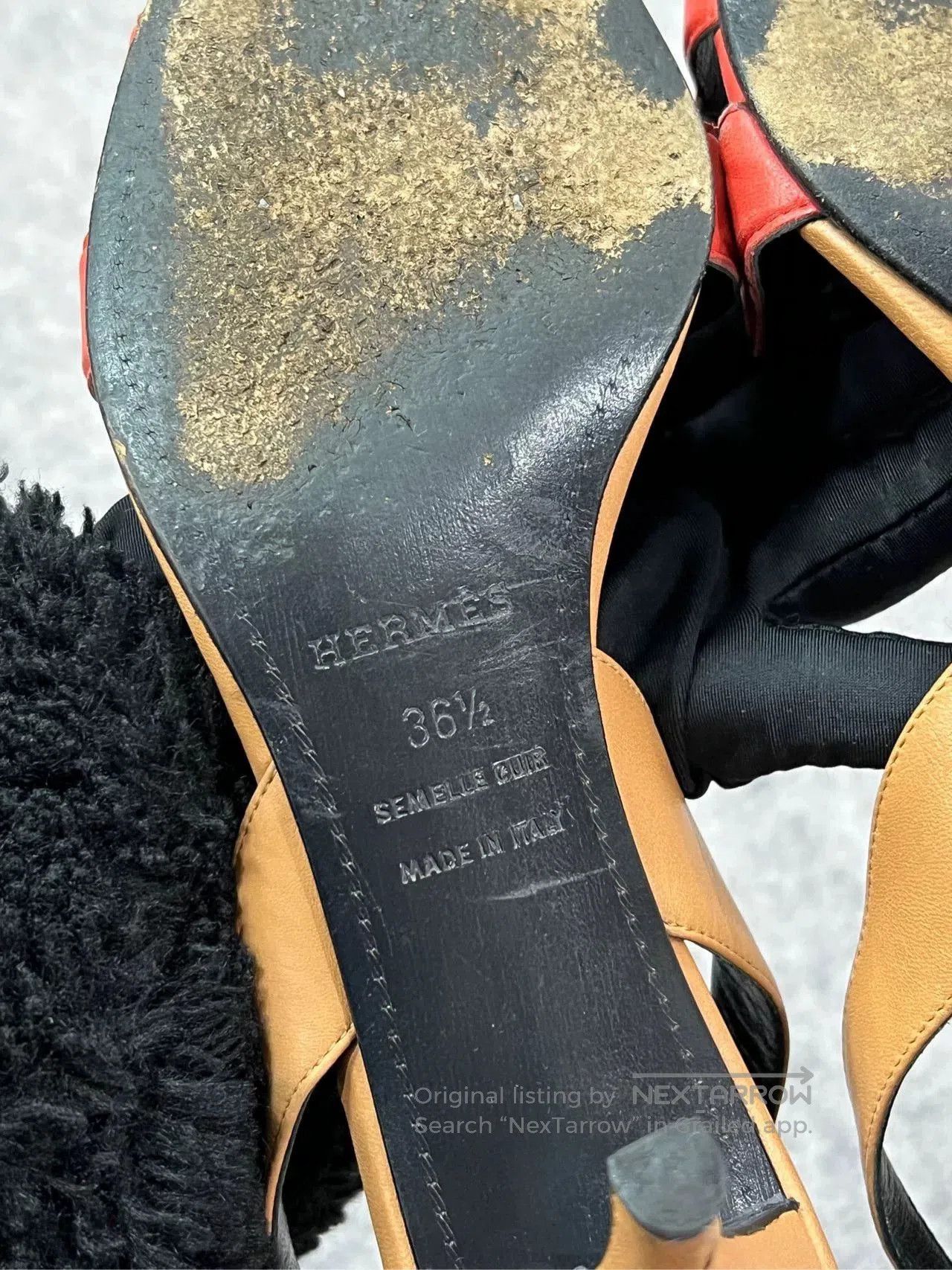 Hermes Hermes Peep-Toe High Heels. Size US 5.5 / IT 35.5 - 5 Thumbnail