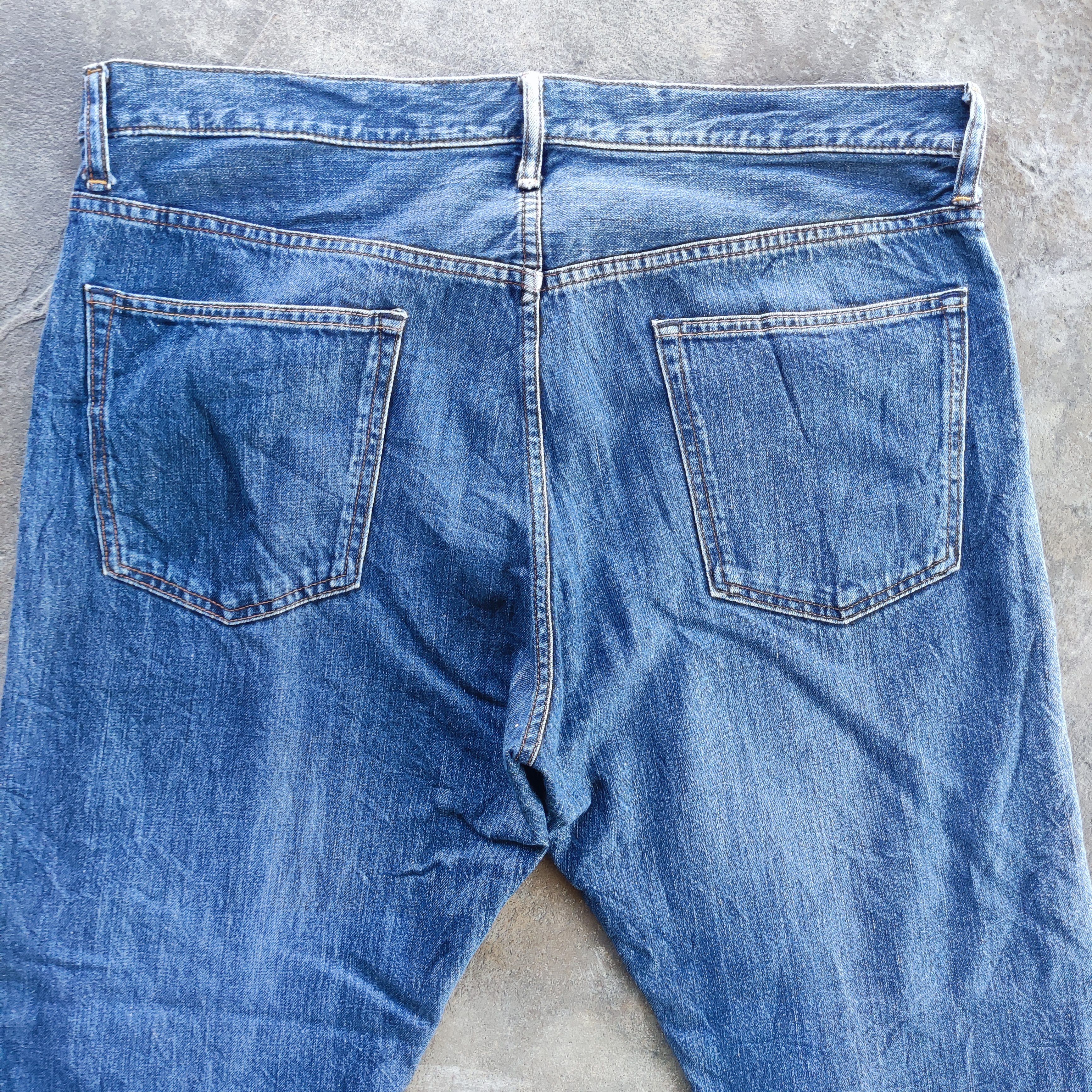 Japanese Brand Vintage GU Brand Buggy Jeans Ripped Faded Pants Size US 38 / EU 54 - 10 Thumbnail