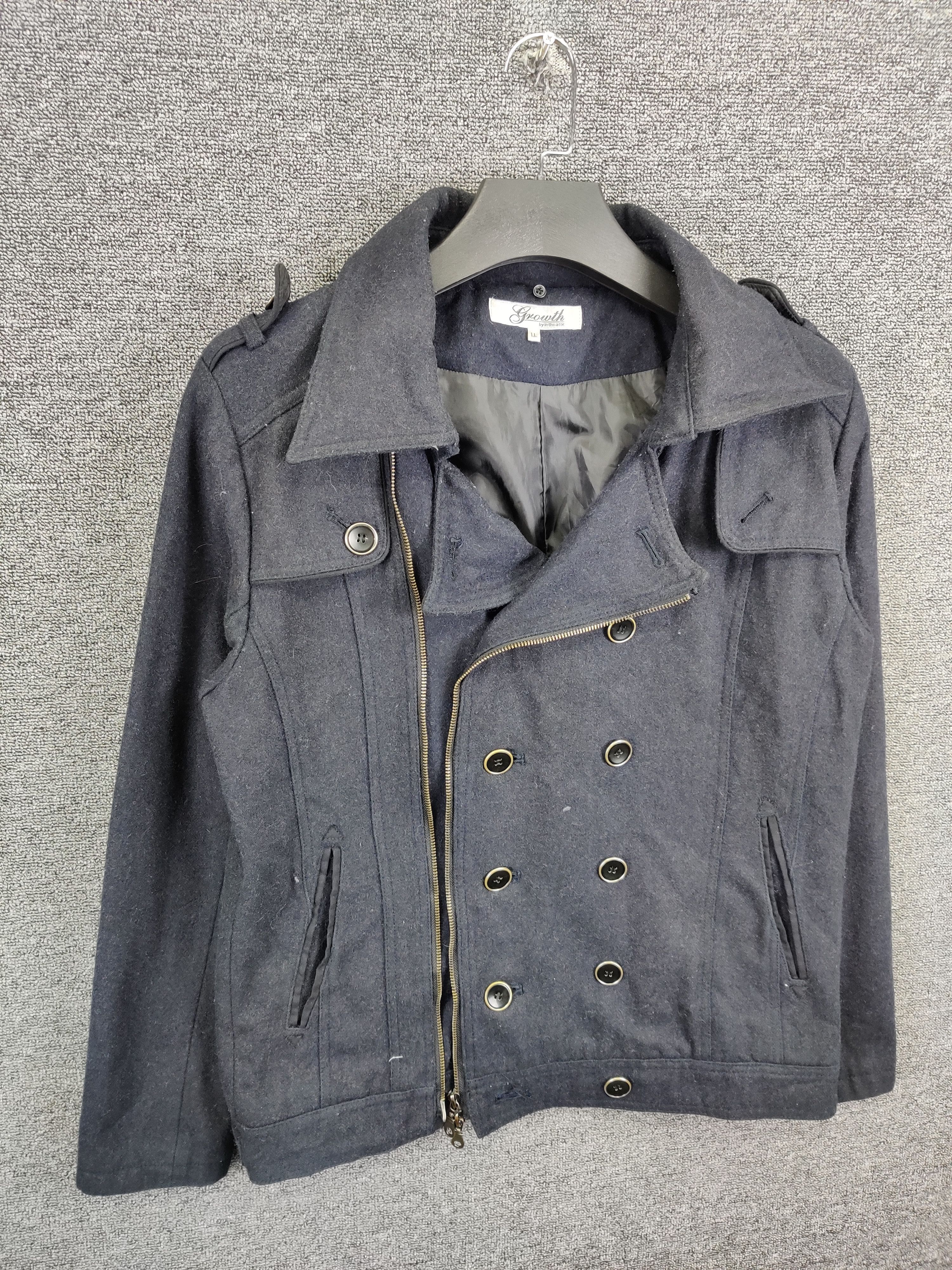In The Attic Vintage Growth By In The Attic Double Breasted Coat Size US M / EU 48-50 / 2 - 5 Thumbnail