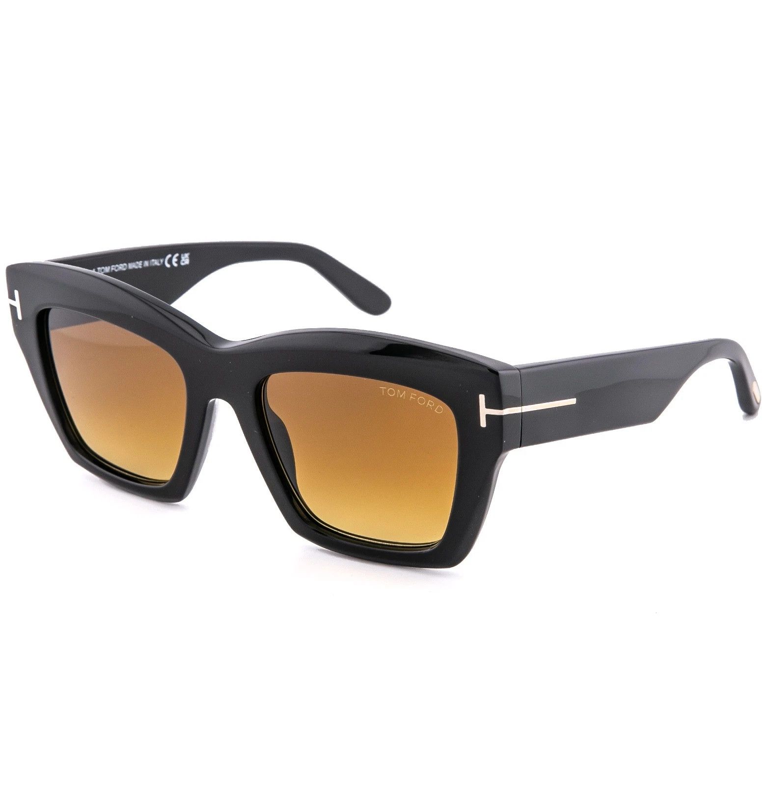 Tom Ford TOM FORD LUNA FT1191 01F Black Brown Sunglass 1191 TF1191 Size ONE SIZE - 3 Thumbnail