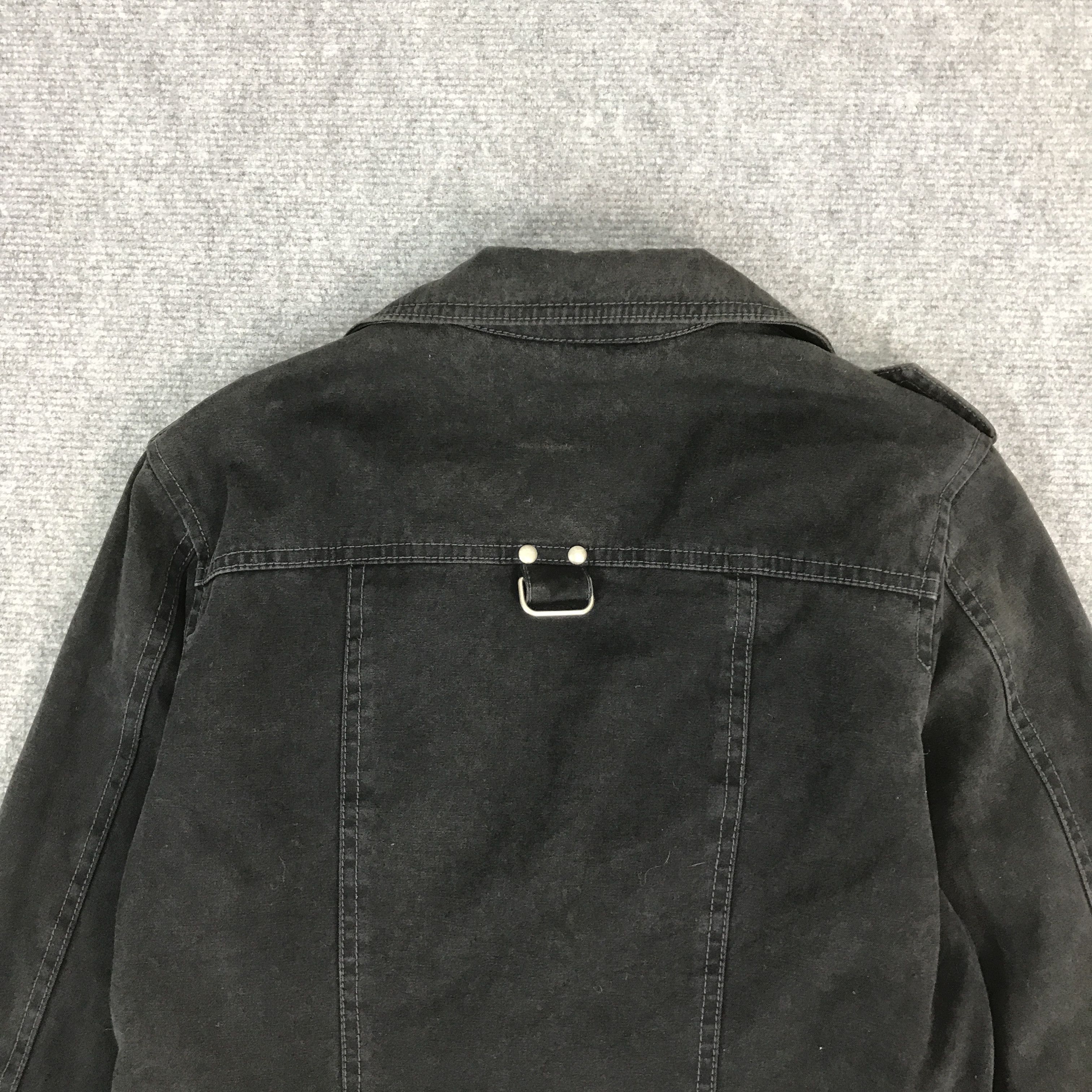 If Six Was Nine × Japanese Brand × Le Grande Bleu (L.G.B.) BLACK PUNK ALGON QUINS JAPAN STYLE DENIM JACKET Size US S / EU 44-46 / 1 - 4 Thumbnail
