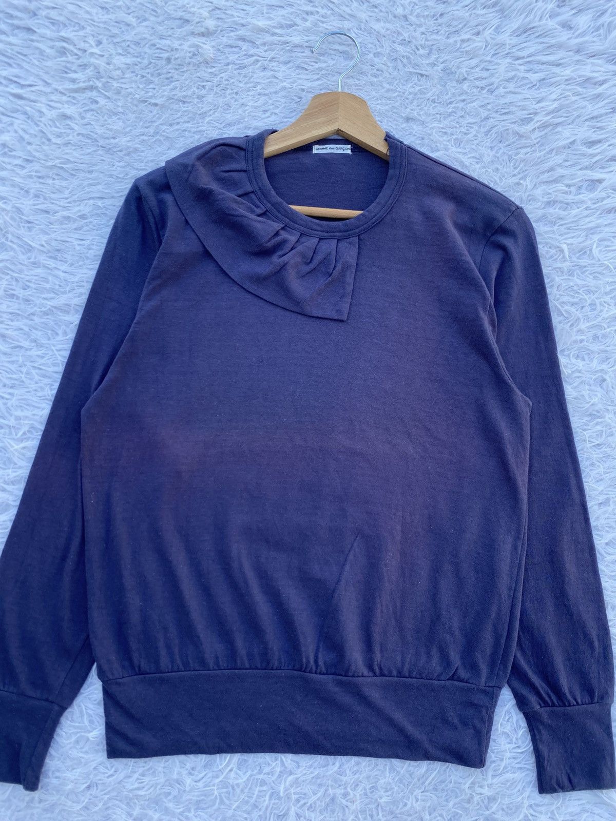 Comme des Garcons Rare Vintage 80s Comme Des Garcons Longsleeve Women Top Size S / US 4 / IT 40 - 4 Thumbnail