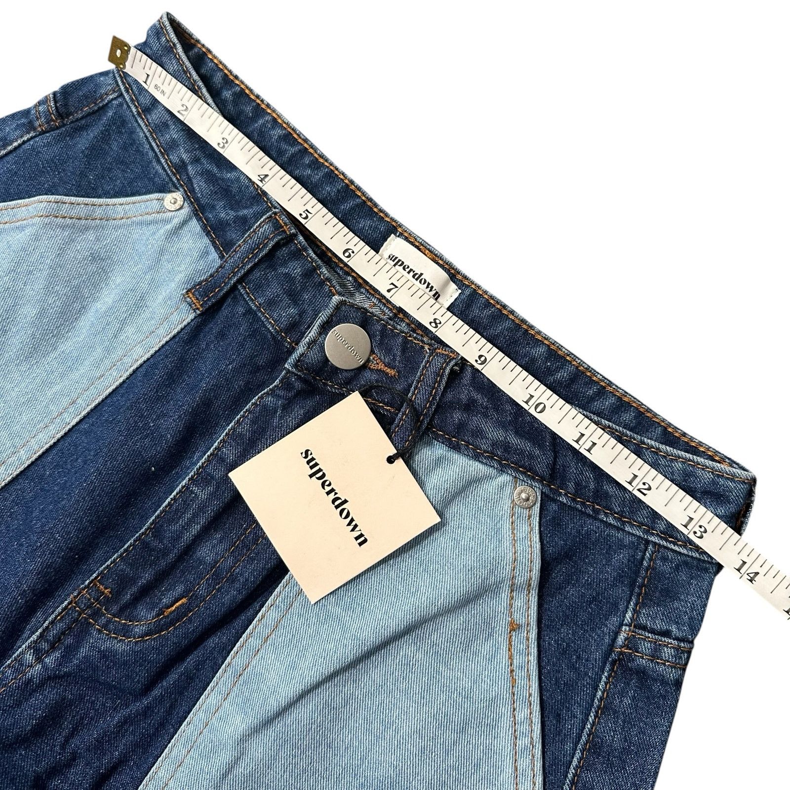 superdown Superdown Women's Alexia Contrast Pocket Jeans Size 24 Size 24" / US 00 / IT 34 - 4 Thumbnail