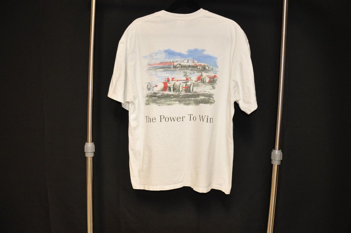 Vintage Vintage Mercedes-Benz “The Power to Win” Racing Tee Size US XL / EU 56 / 4 - 2 Thumbnail