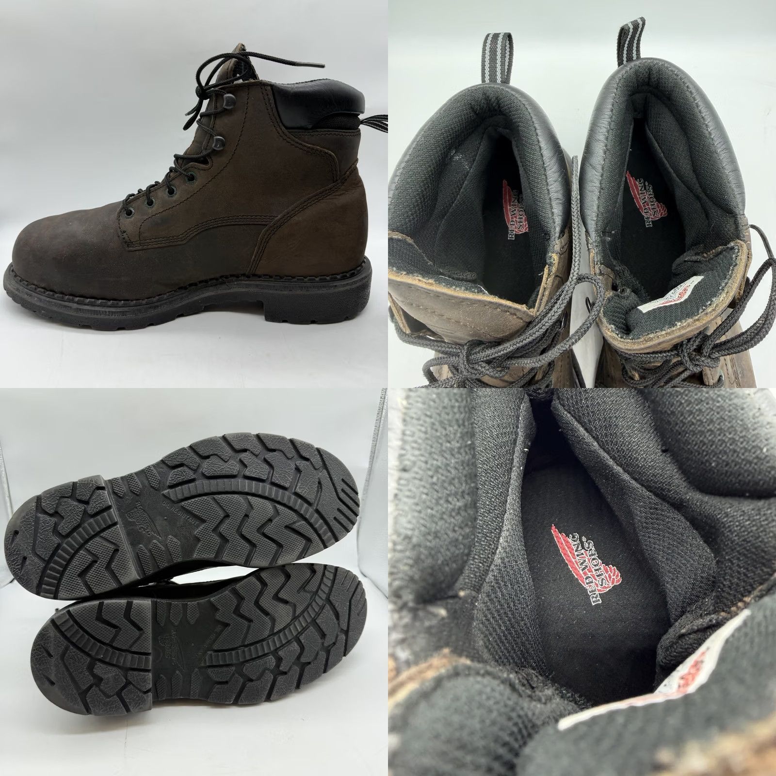 Red Wing Red Wing 4433 Boots Men 13 Brown Waterproof Steel Toe Met Guard Work Supersole Size US 13 / EU 46 - 8 Thumbnail