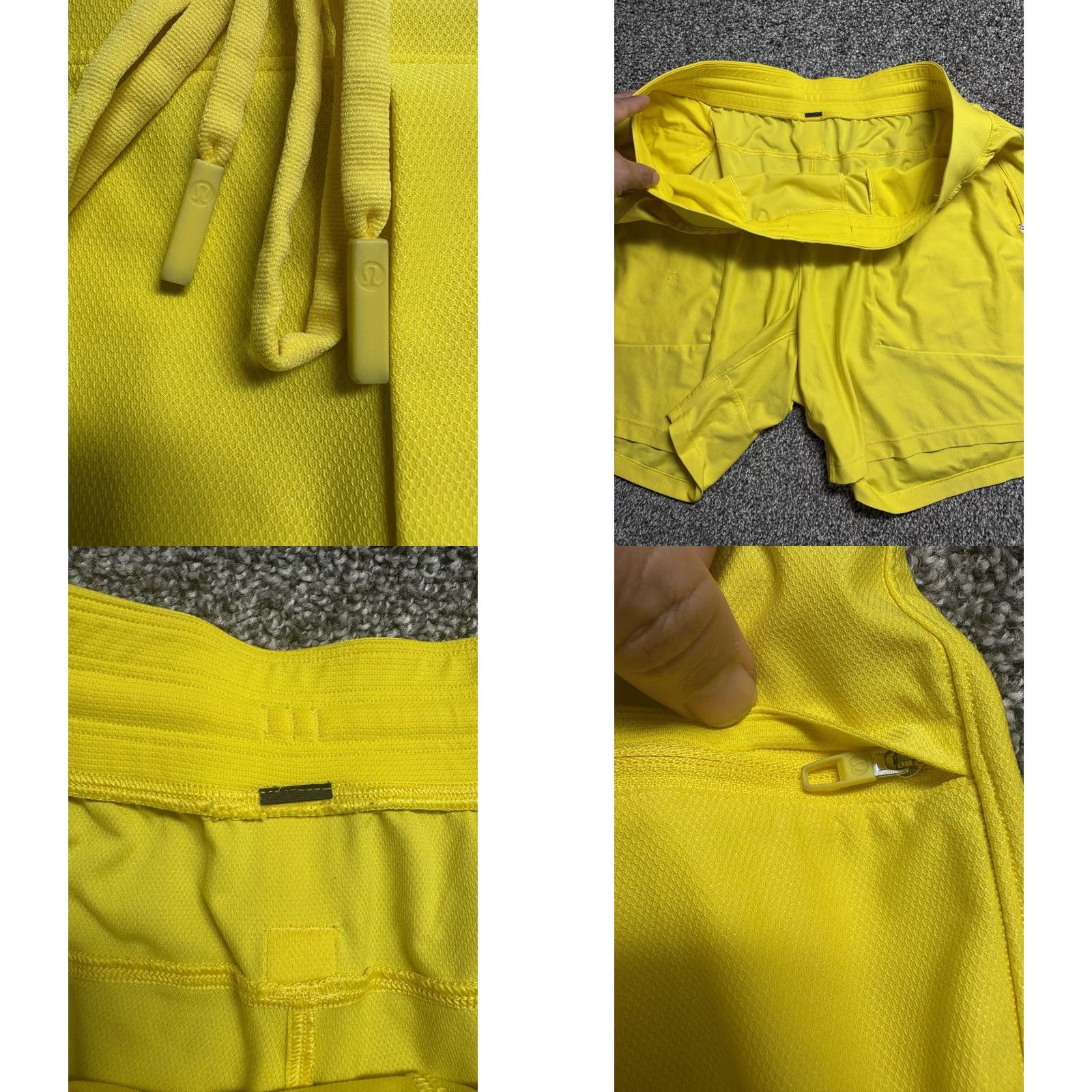 Lululemon Lululemon License to Train Shorts Mens XL Yellow LM7BBIS Running Gym Workout Size US 36 / EU 52 - 8 Thumbnail