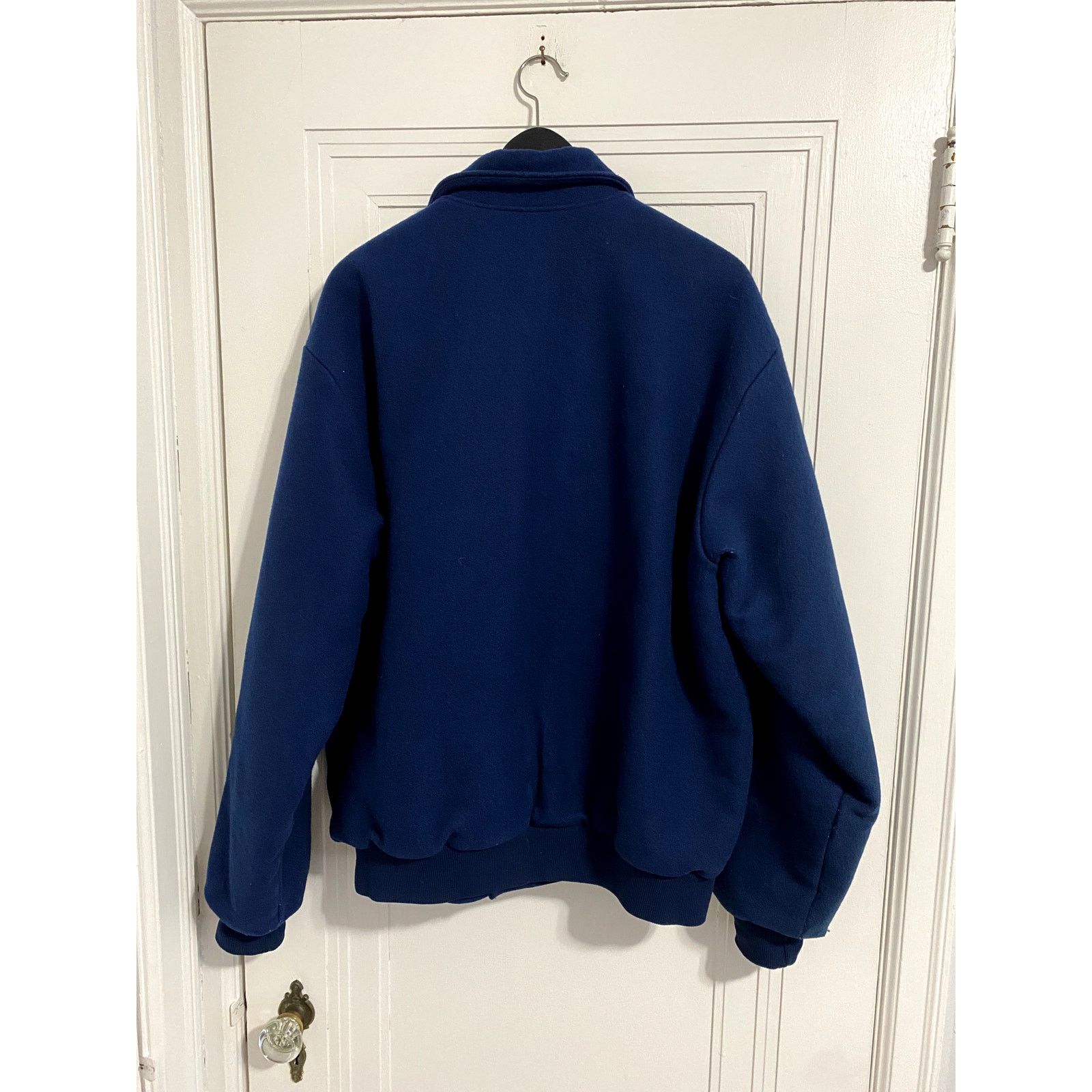 NHL Vintage North Iowa Huskies Wool Jacket Size US XL / EU 56 / 4 - 4 Thumbnail