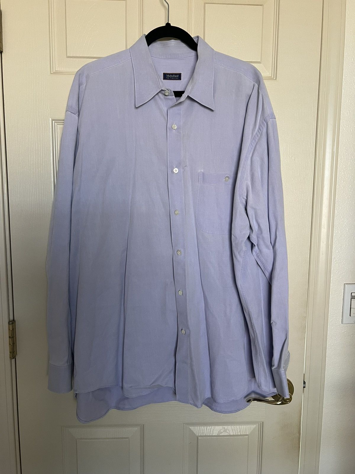 Vintage Mulholland San Francisco XXL Shirt Italy Cotton Blend Size US XXL / EU 58 / 5 - 1 Thumbnail