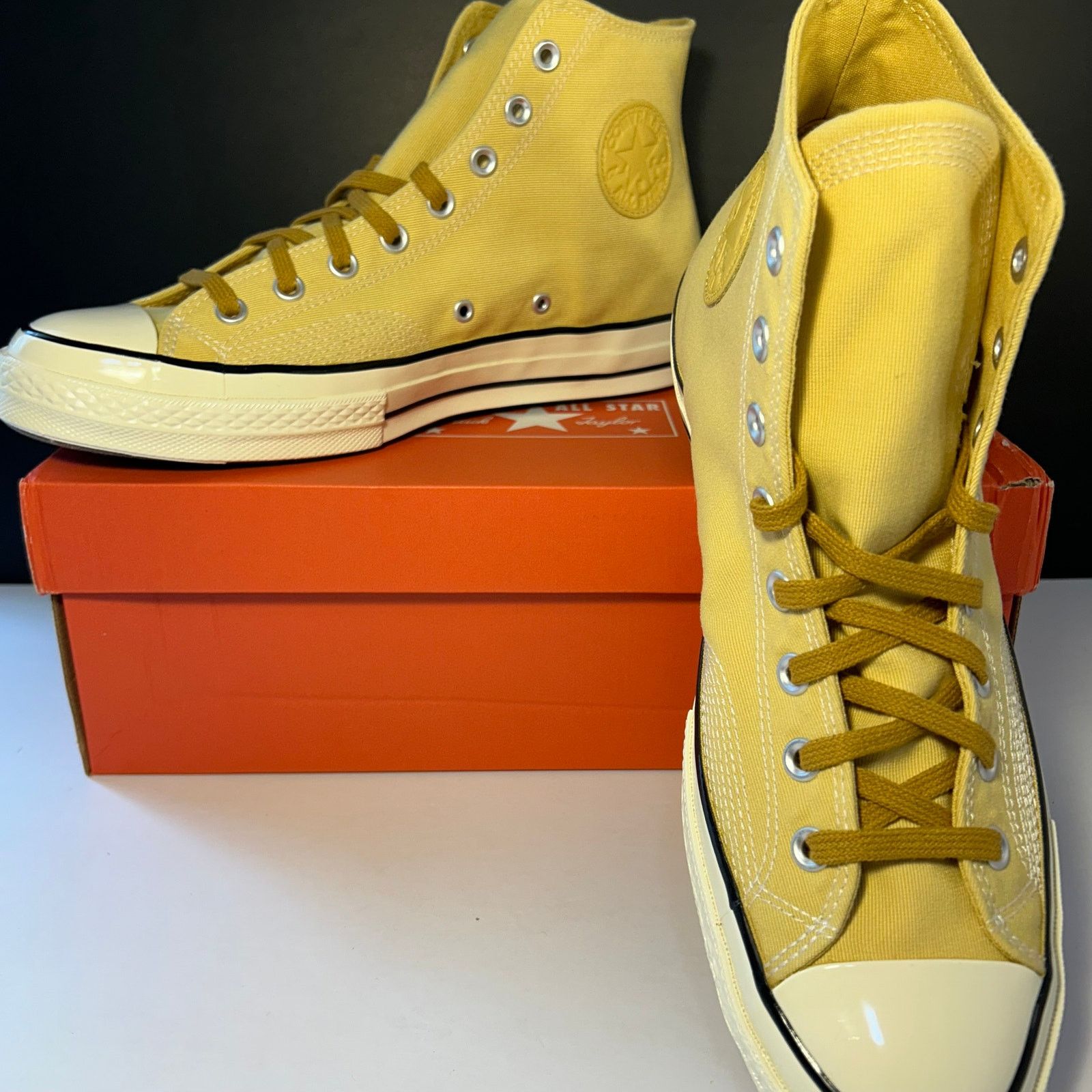Converse Converse Chuck 70 Hi "Jungle Cloth Yellow" Men 12 A03436C Size US 12 / EU 45 - 7 Thumbnail