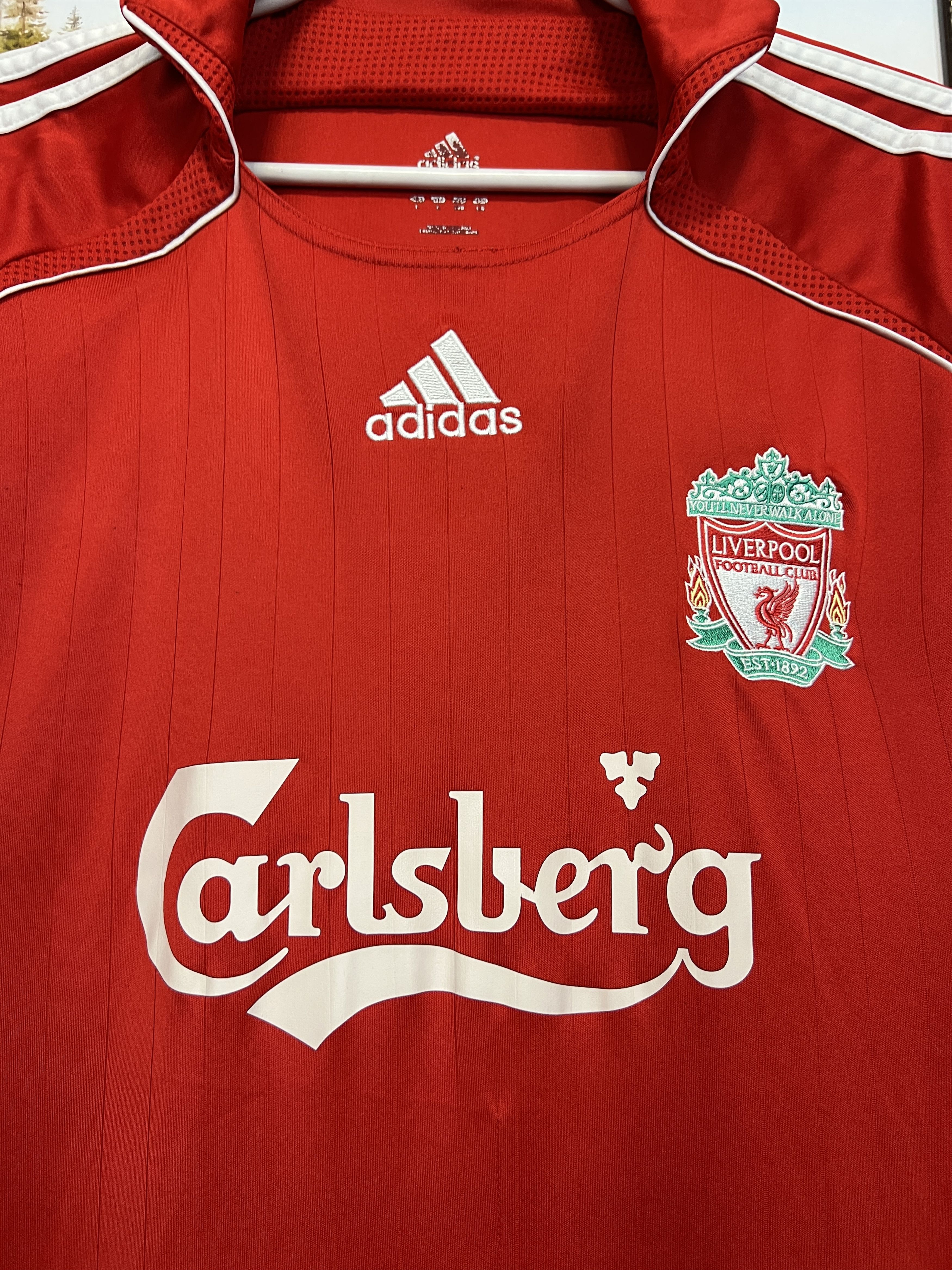 Adidas Liverpool Home football shirt 2006 Soccer Jersey Trikot Rare Size US L / EU 52-54 / 3 - 3 Thumbnail