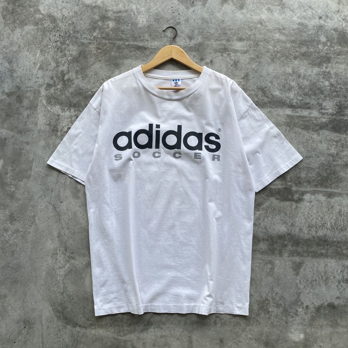 Adidas × Vintage Vintage 90's Adidas Soccer Tshirt (XL) Size US XL / EU 56 / 4 - 1 Thumbnail