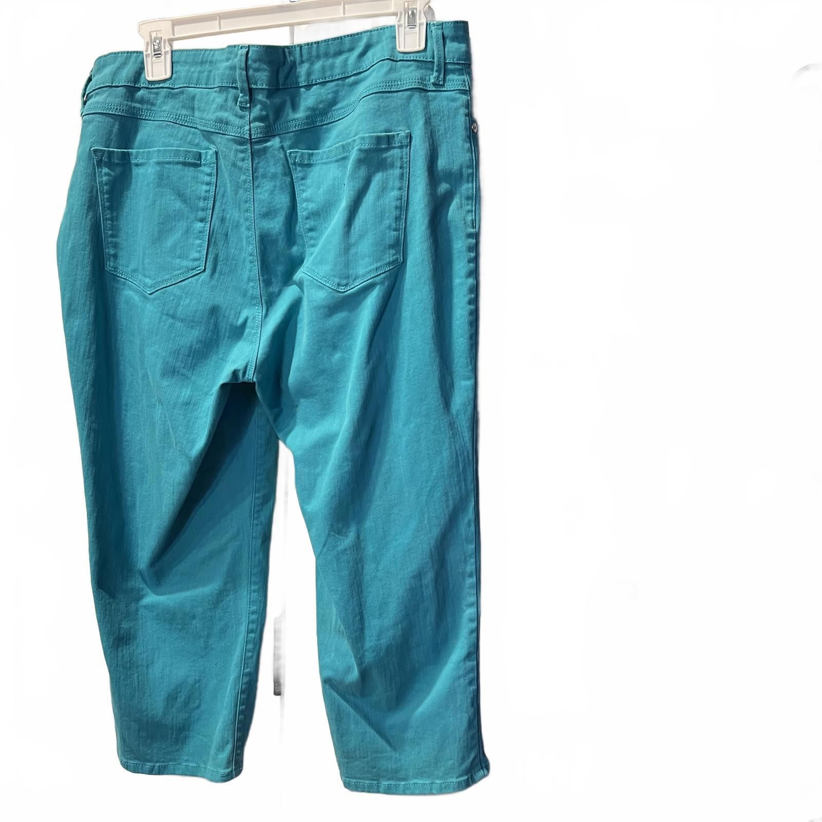 Other Gloria Vanderbilt Women's Jeans Size 10 Teal Size 32" / US 10 / IT 46 - 4 Thumbnail