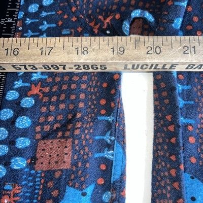 Other Luc Matton Men's Abstract Birds Cats Hearts Fish Button Up S Size US S / EU 44-46 / 1 - 11 Thumbnail