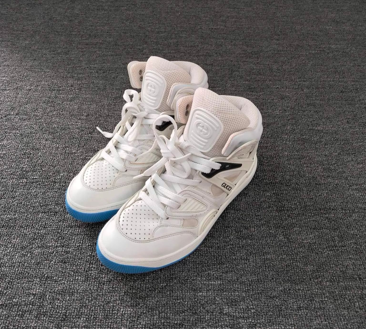 Gucci GUCCI High-Top Vintage Basketball Shoes 37 Size US 6.5 / IT 36.5 - 1 Thumbnail