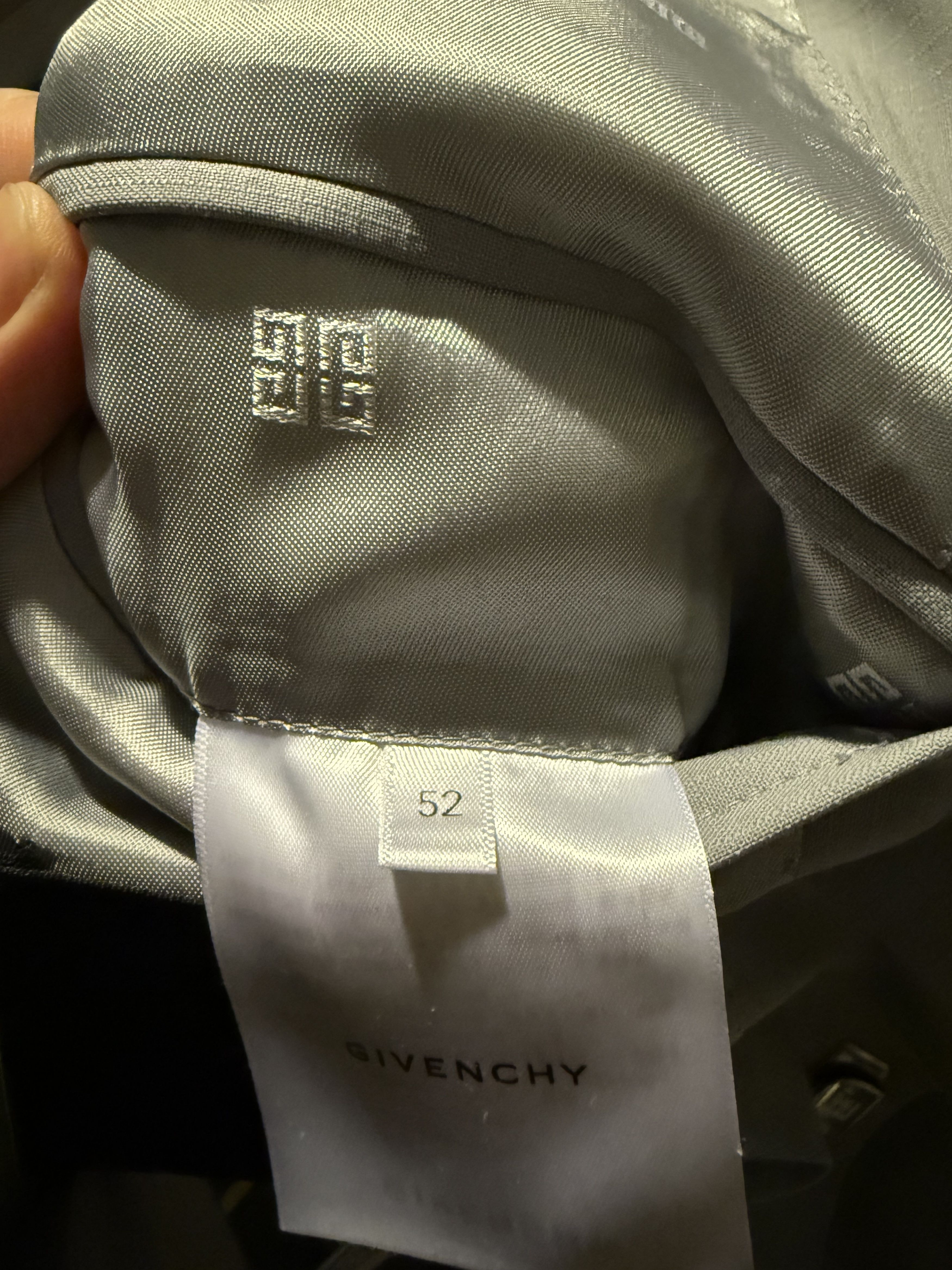 Givenchy Givenchy harness padlock sky blue jacket blazer Ronaldo 52 Size 42R - 7 Thumbnail