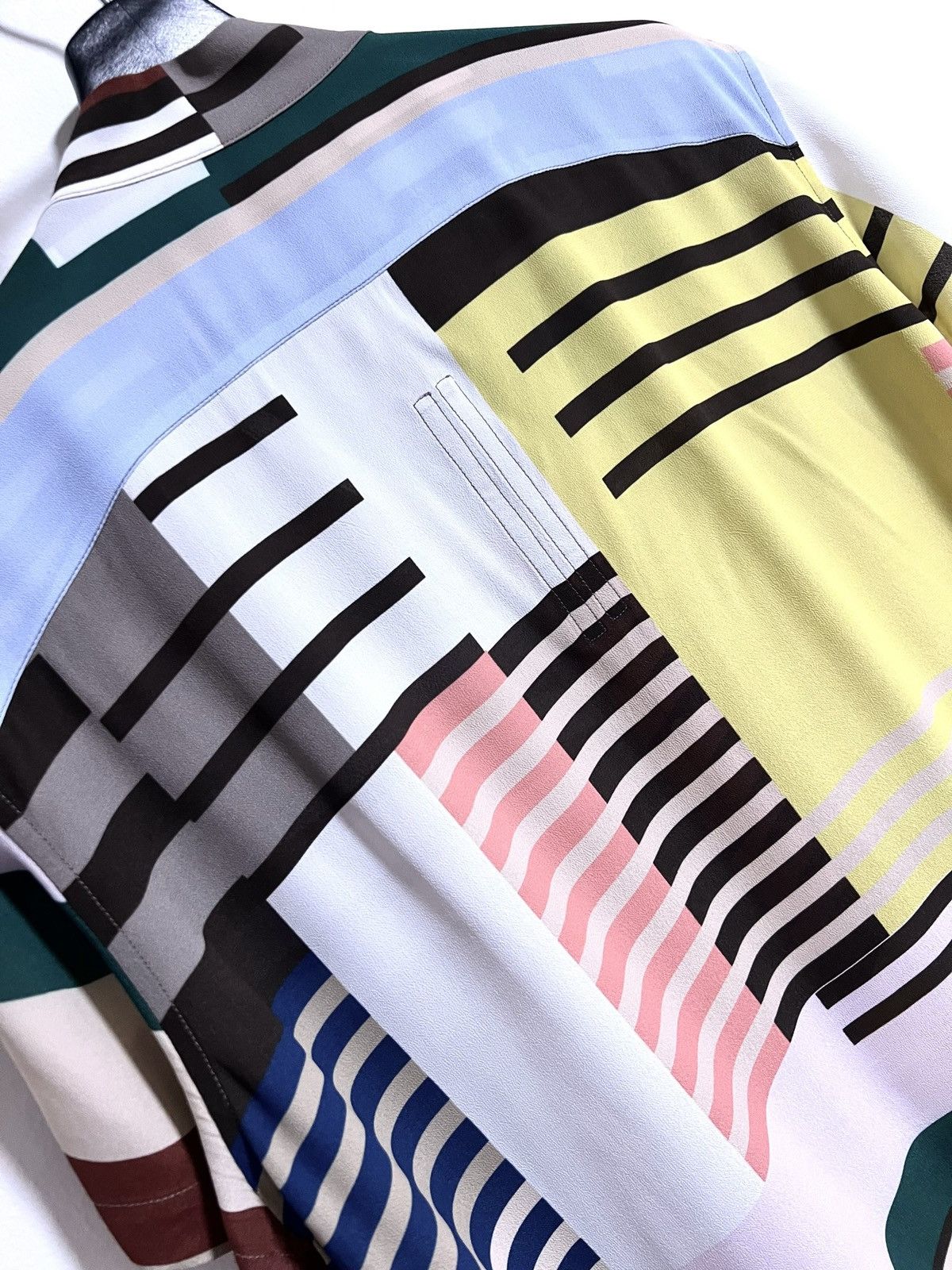 Rick Owens Rick Owens SS20 Golf Shirt In Uxmal Print Size US L / EU 52-54 / 3 - 5 Thumbnail