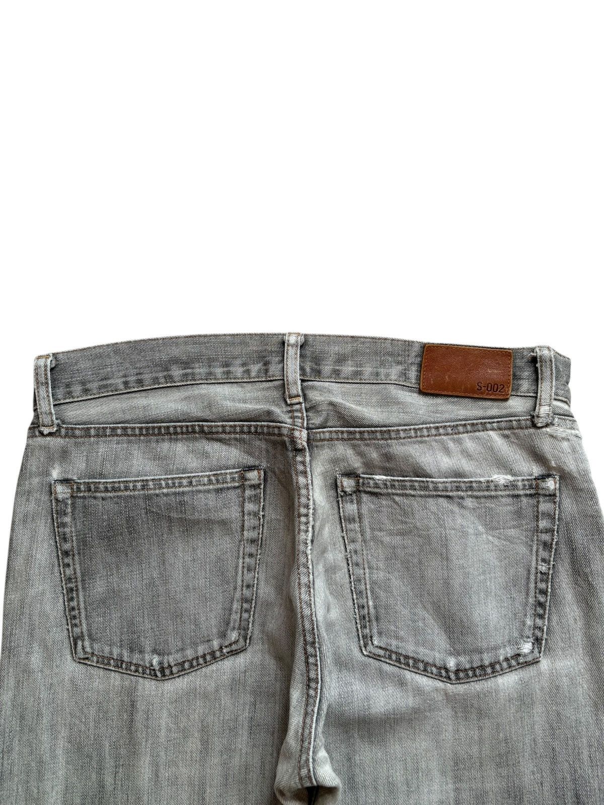 Japanese Brand × Uniqlo Vintage Japanese Uniqlo Faded Wash Distressed Loose Jeans Size US 34 / EU 50 - 8 Thumbnail