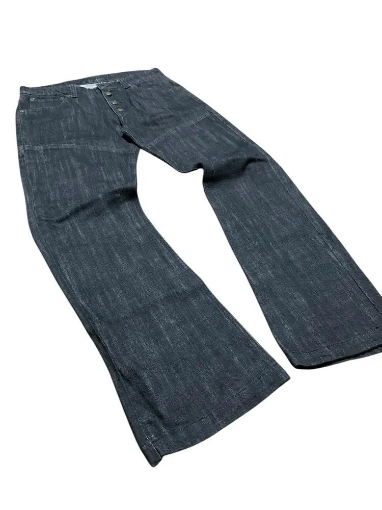 Tornado Mart Tornado Mart flare denim jeans button fly Size US 32 / EU 48 - 2 Thumbnail