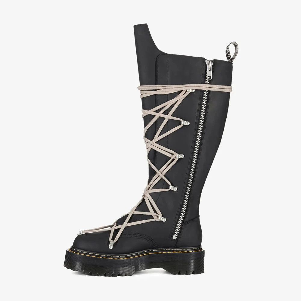 Dr. Martens × Rick Owens Rick Owens x Dr. Martens 1B60 Quad Sole Pentalace Size US 14 / EU 47 - 3 Thumbnail