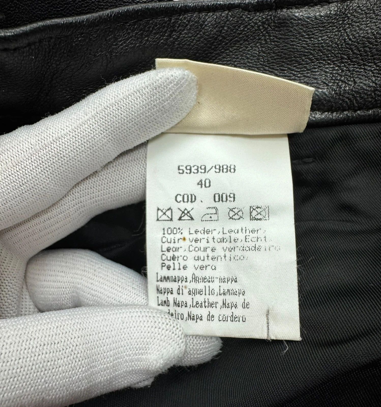 Other Betty Barclay Genuine Leather Pants Vintage size 40 Size 28" / US 6 / IT 42 - 10 Thumbnail