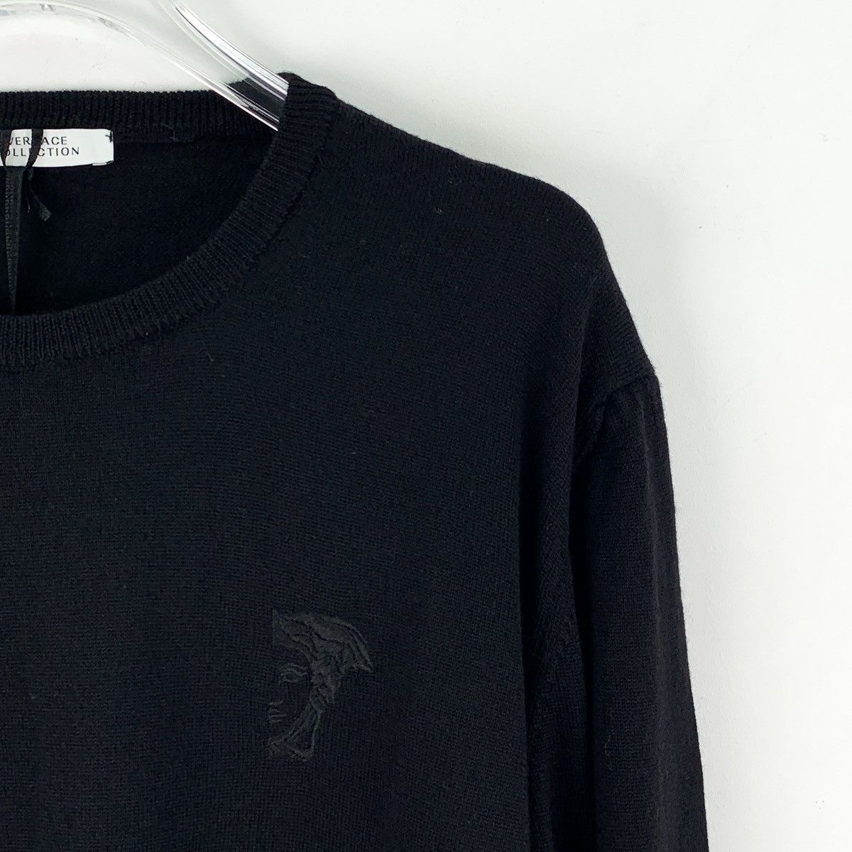 Versace Versace Medusa Head Wool Long Sleeve Knit Sweater K26WX Size US L / EU 52-54 / 3 - 3 Thumbnail