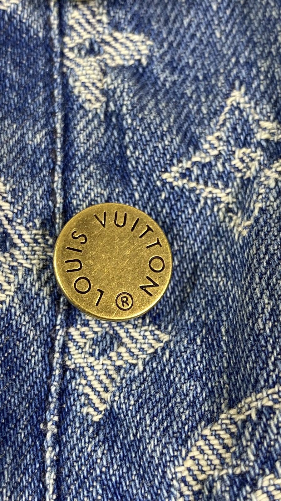 Louis Vuitton × Supreme Louis Vuitton X SUPREME 1 OF 1 Sample Carpenter Denim Jeans Size US 30 / EU 46 - 9 Thumbnail