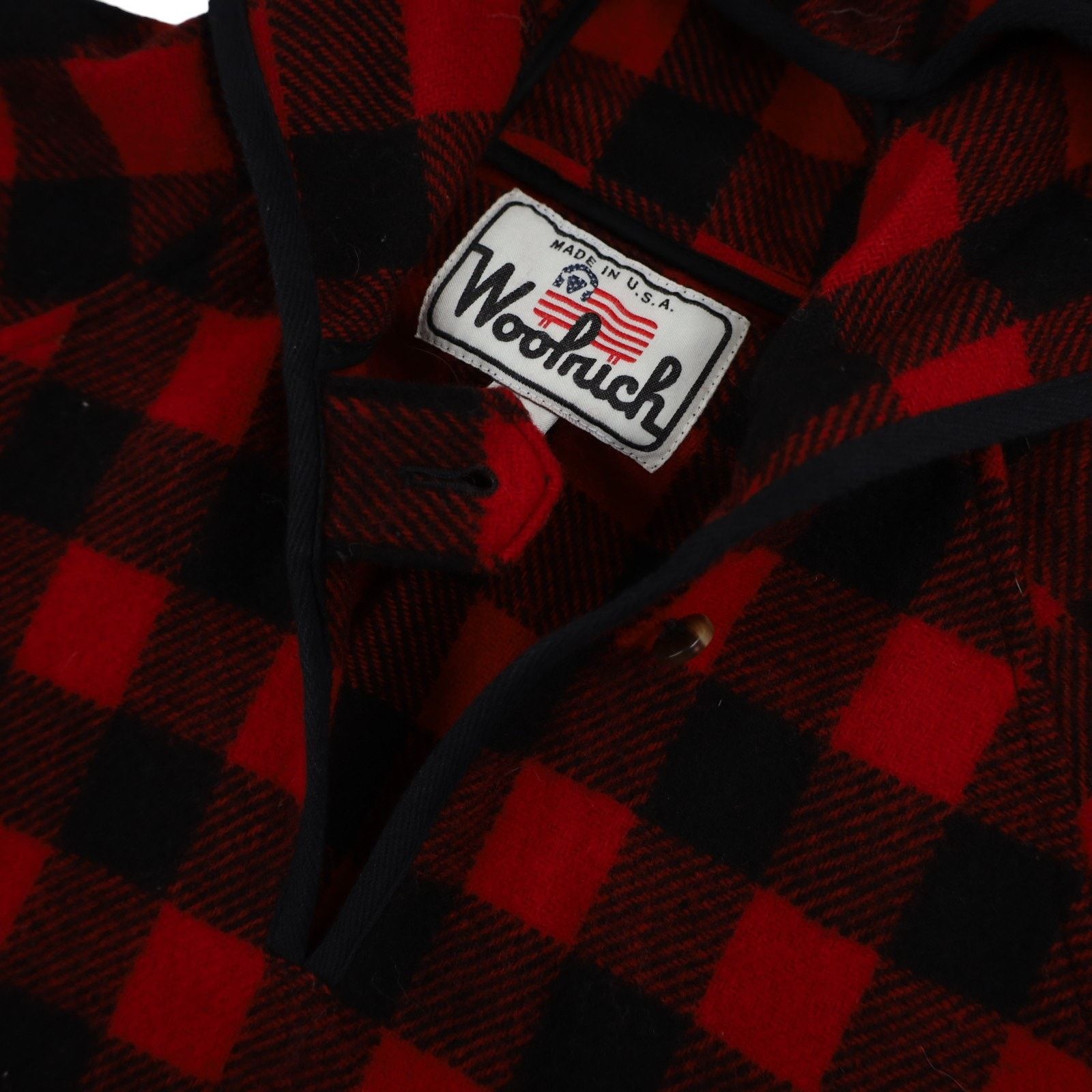 Vintage × Woolrich Woolen Mills Vintage Woolrich %100 Wool Hooded Poncho Size S / US 4 / IT 40 - 5 Thumbnail
