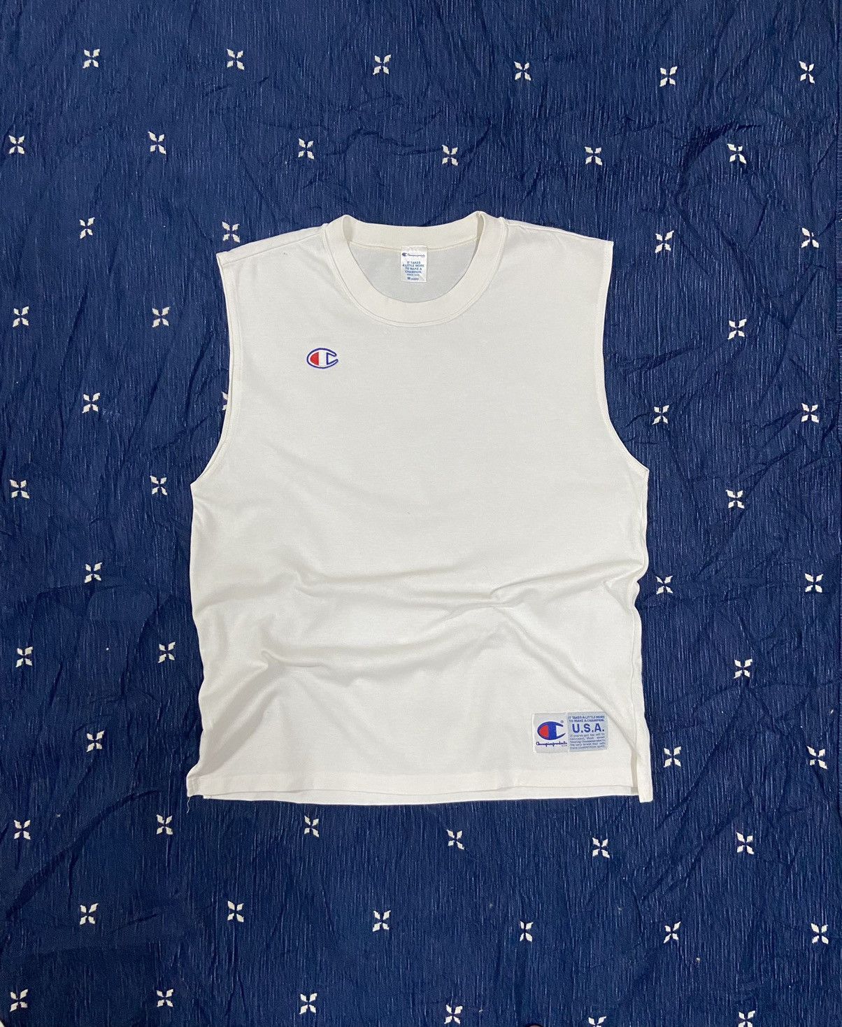 Champion × Vintage Vintage 90s Champion USA Reverse Weave Sleeveless tanktop Size US M / EU 48-50 / 2 - 1 Thumbnail