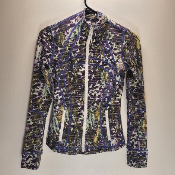 Lululemon Lululemon Athletica define jacket floral white multi - 2 Size XS / US 0-2 / IT 36-38 - 1 Thumbnail