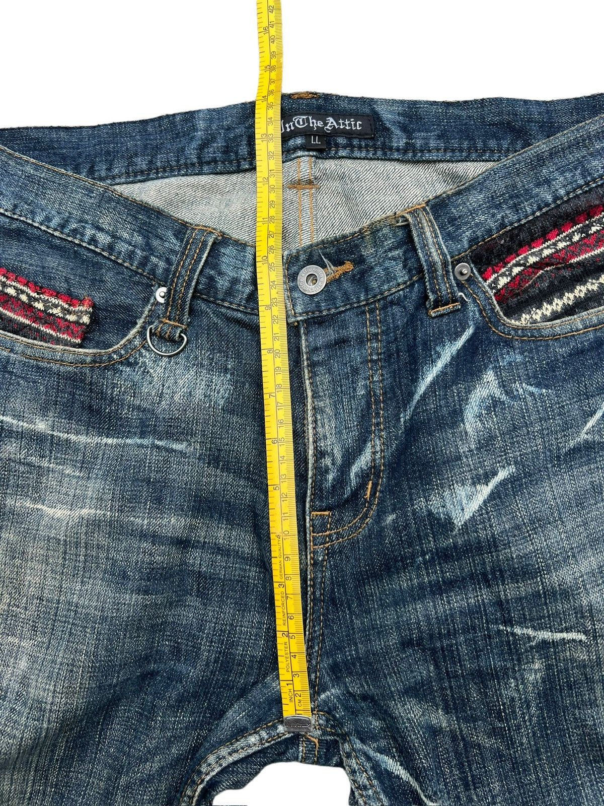 In The Attic In The Attic Gothic Straight Cut Denim Jeans 36x30 Size US 36 / EU 52 - 11 Thumbnail