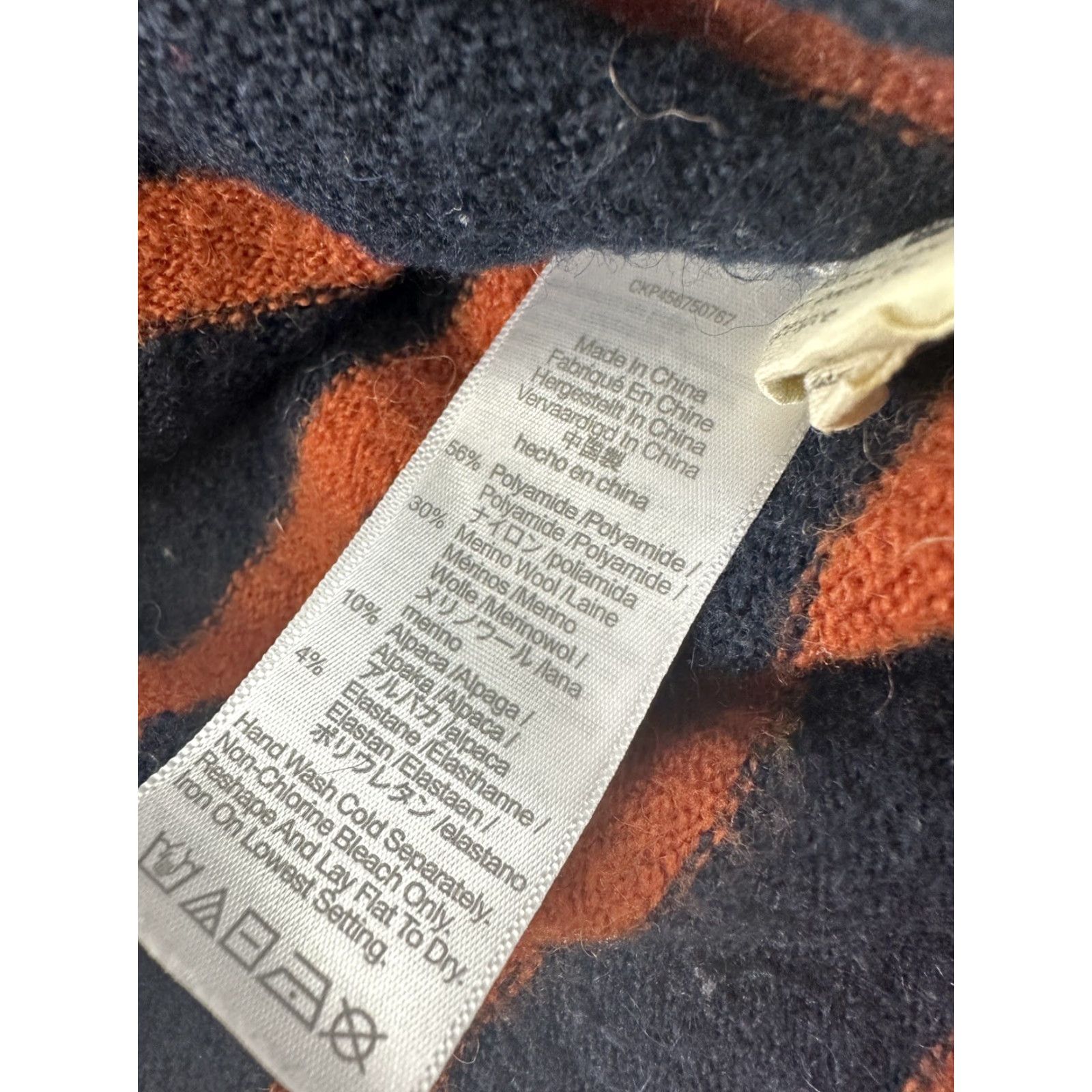 Madewell Madewell Sweater Women 2XS Multicolor Striped Wool Blend Oversized Boxy Mock Neck Long Sleeve Pullover Feminine 2XS Mens? Wait genders. End: Womens Size XXS / US 00 / IT 34 - 3 Thumbnail