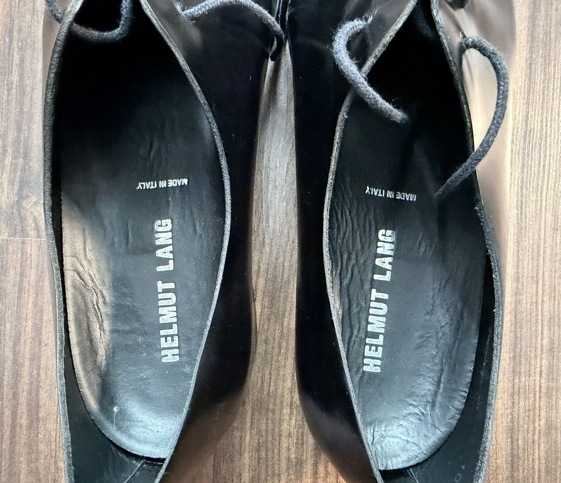 Helmut Lang Helmut Lang Minimal Derby Shoes Black 44 Size US 11 / EU 44 - 8 Thumbnail