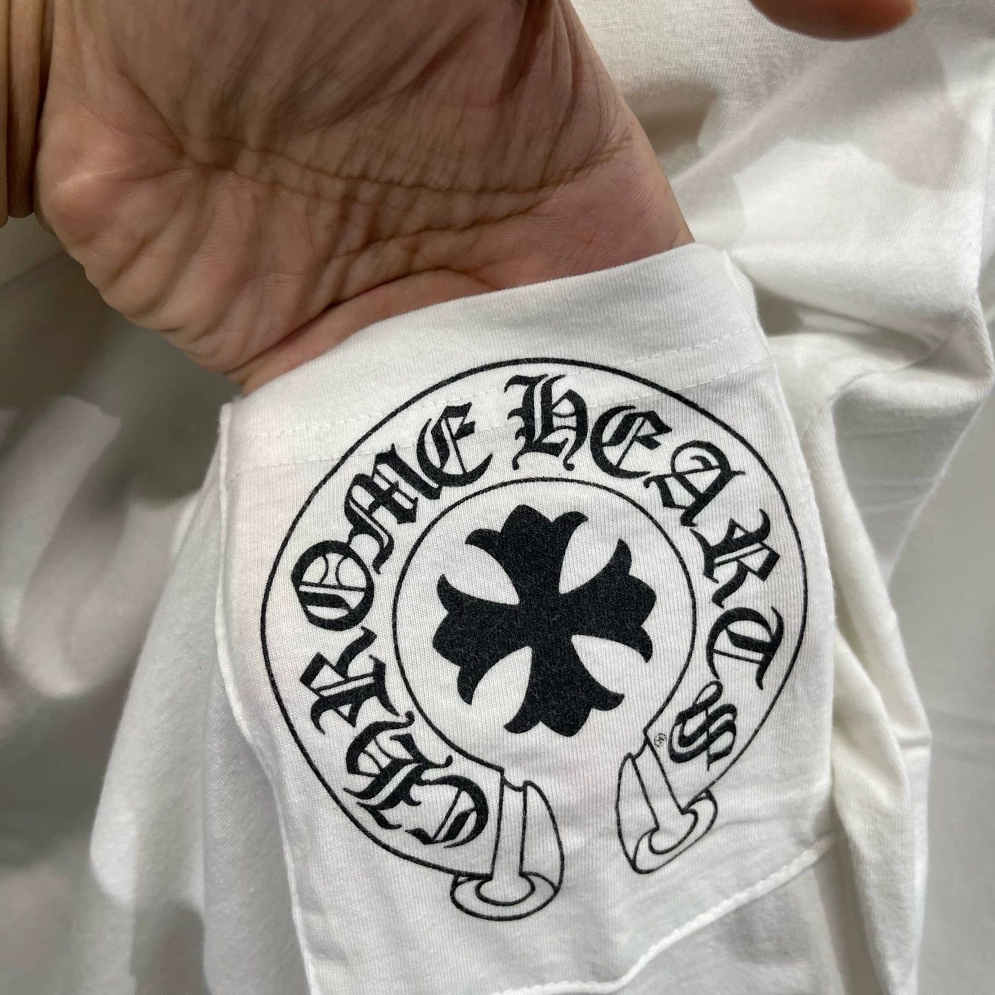 Chrome Hearts Chrome Hearts Back Full Sanskrit Scroll Print LS M New Size US M / EU 48-50 / 2 - 4 Thumbnail