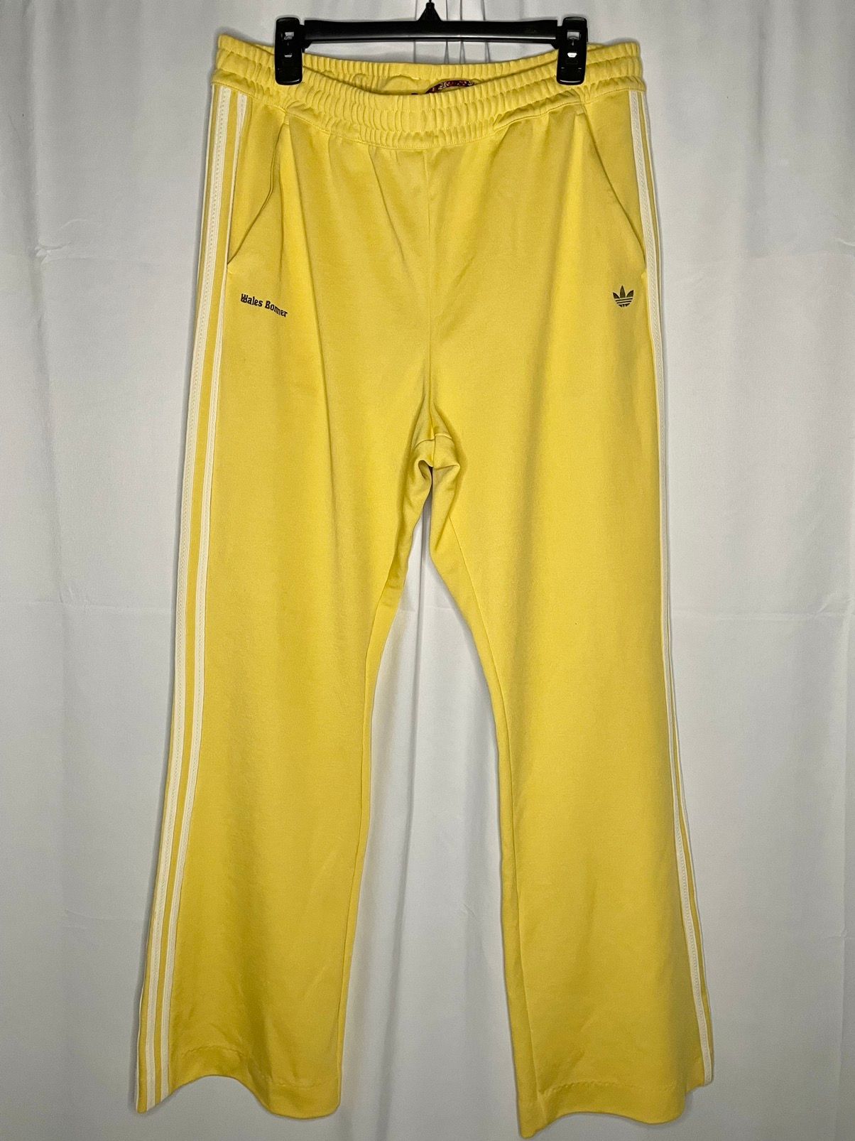 Pre-owned Adidas X Wales Bonner Adidas Flared Track Pants In Yellow
