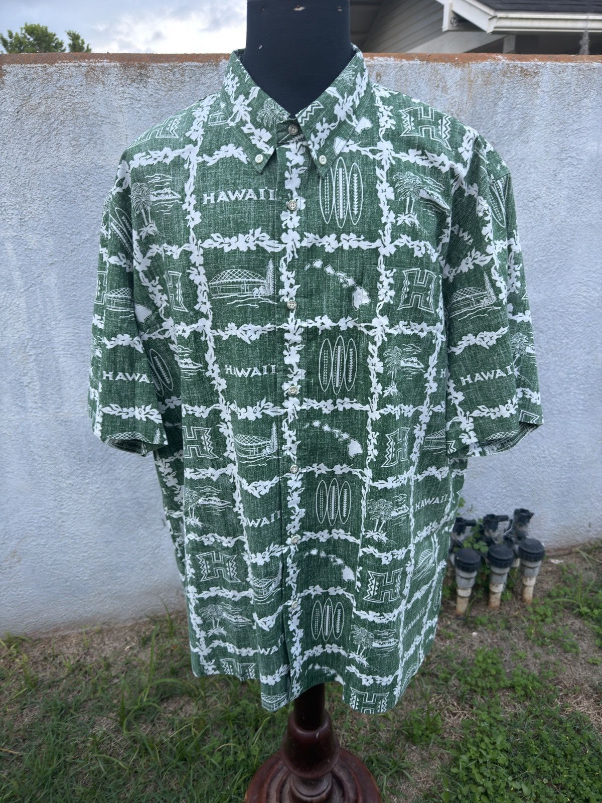 Reyn Spooner NWT Reyn Spooner University Hawaii Warriors Aloha Men's 3XL Size US XXL / EU 58 / 5 - 1 Thumbnail