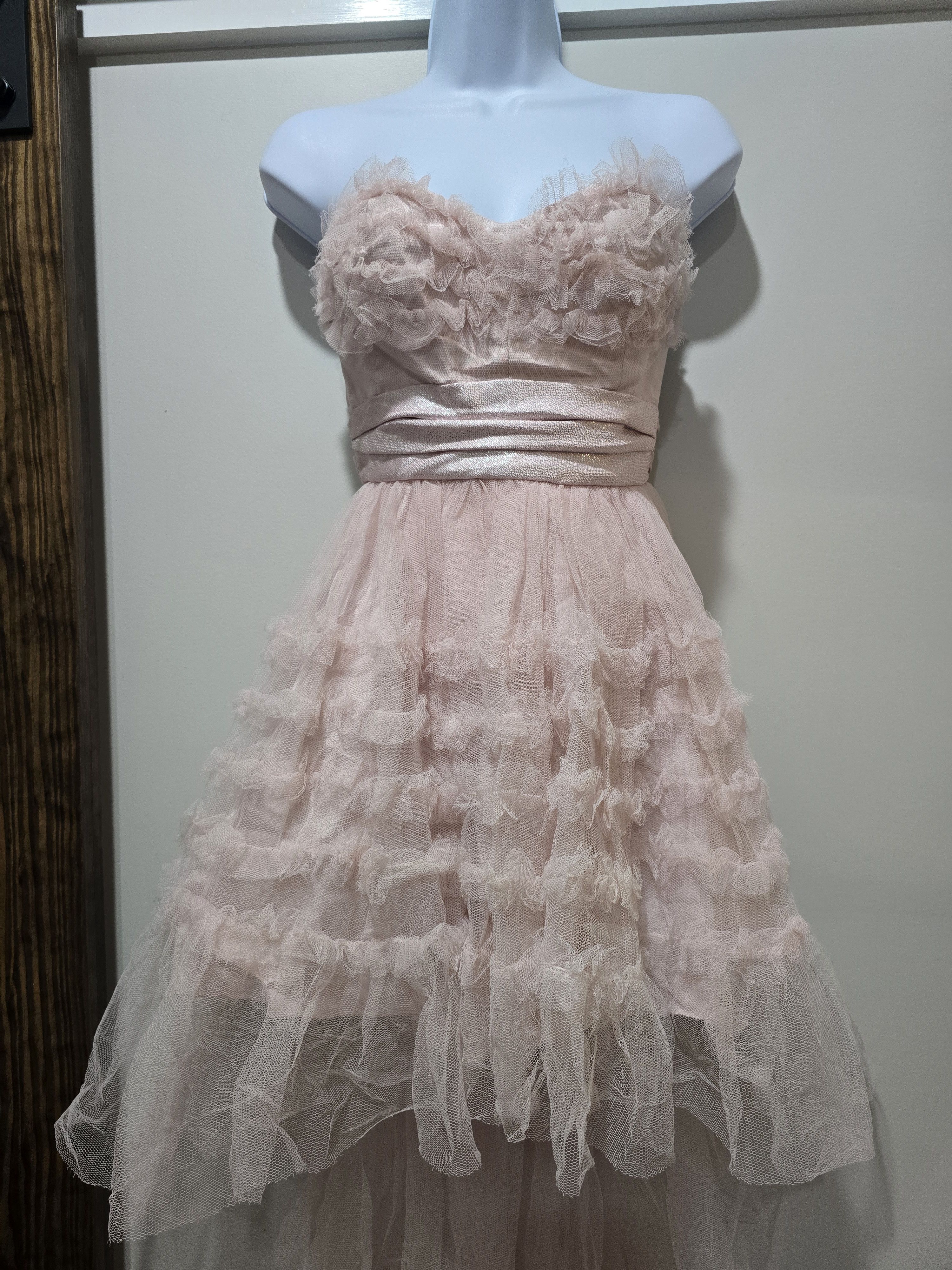 Saint Laurent Paris Saint Laurent strapless tulle dress NWT EU 36 US 4 Pink Size S / US 4 / IT 40 - 4 Thumbnail