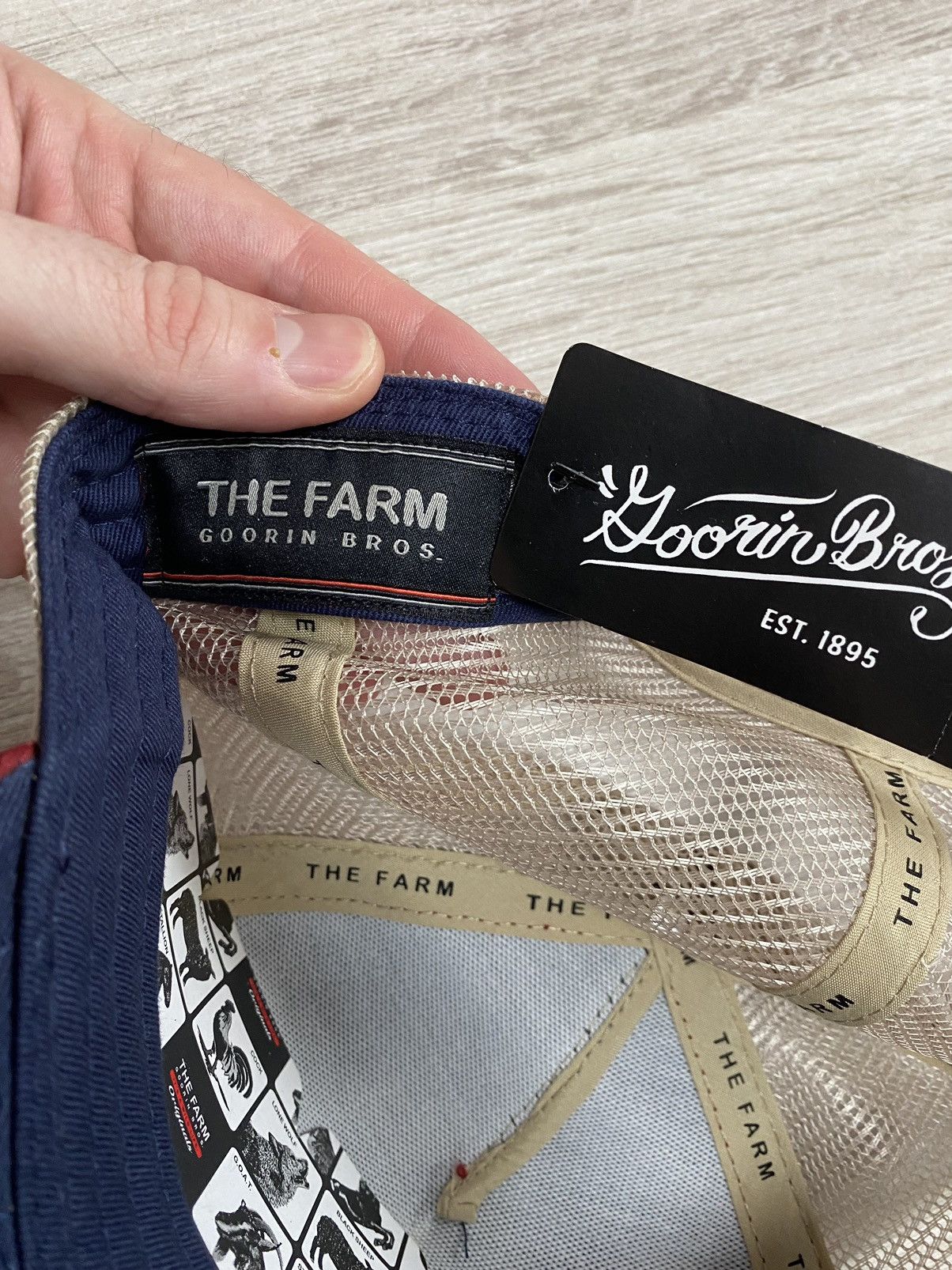 Goorin Bros. Goorin Bros The Farm Trucker The Cock Rooster Navy Hat New Size ONE SIZE - 10 Thumbnail