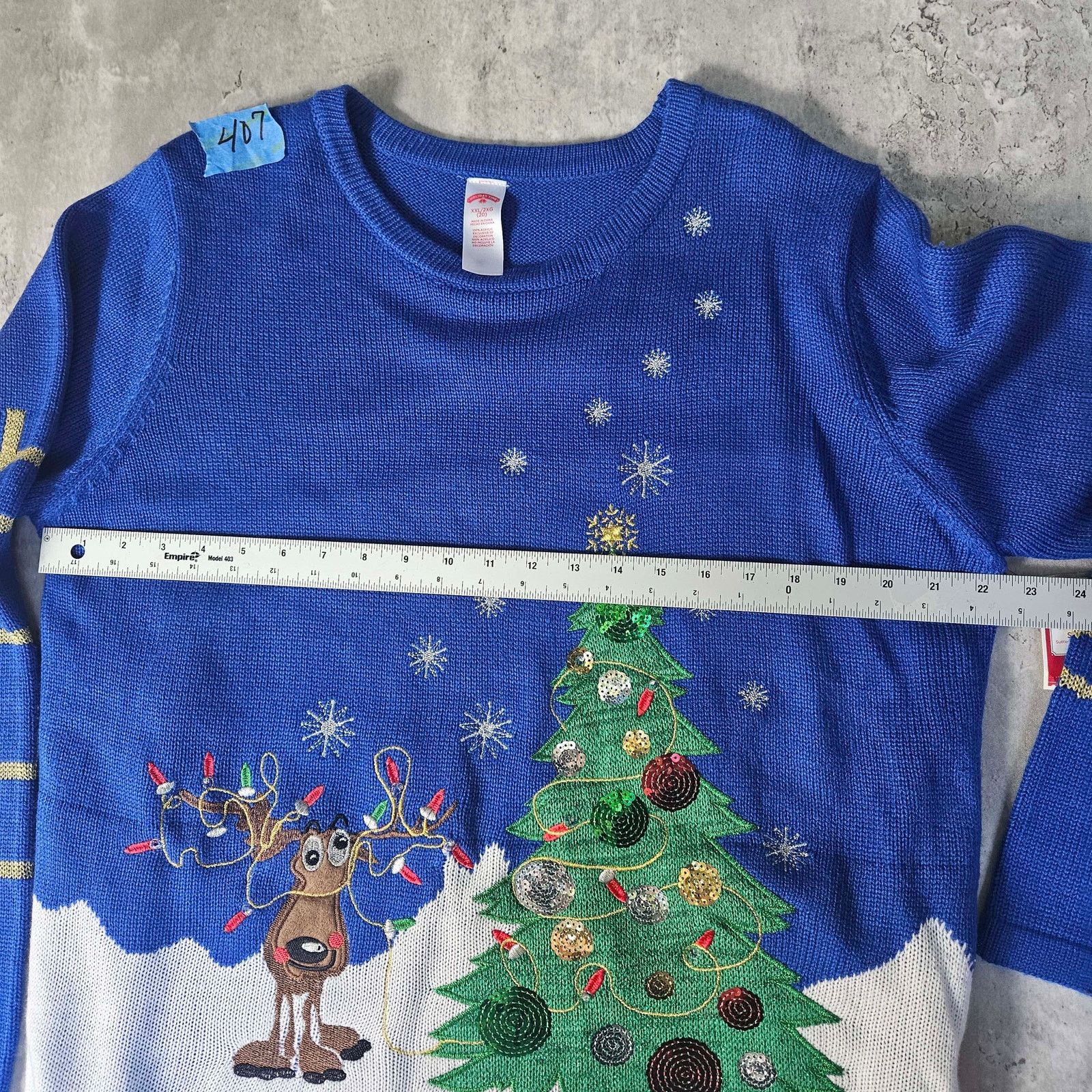 & Other Stories Holiday Time Long Sleeve Holiday Ugly Sweater XXL NWT Size XXL / US 16-18 / IT 52-54 - 7 Thumbnail