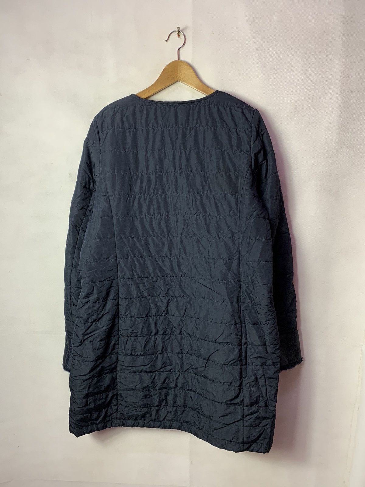 Hiroko Koshino Homme Steals! HK Works London Long Thin Quilted Puffer Jacket Size US L / EU 52-54 / 3 - 4 Thumbnail