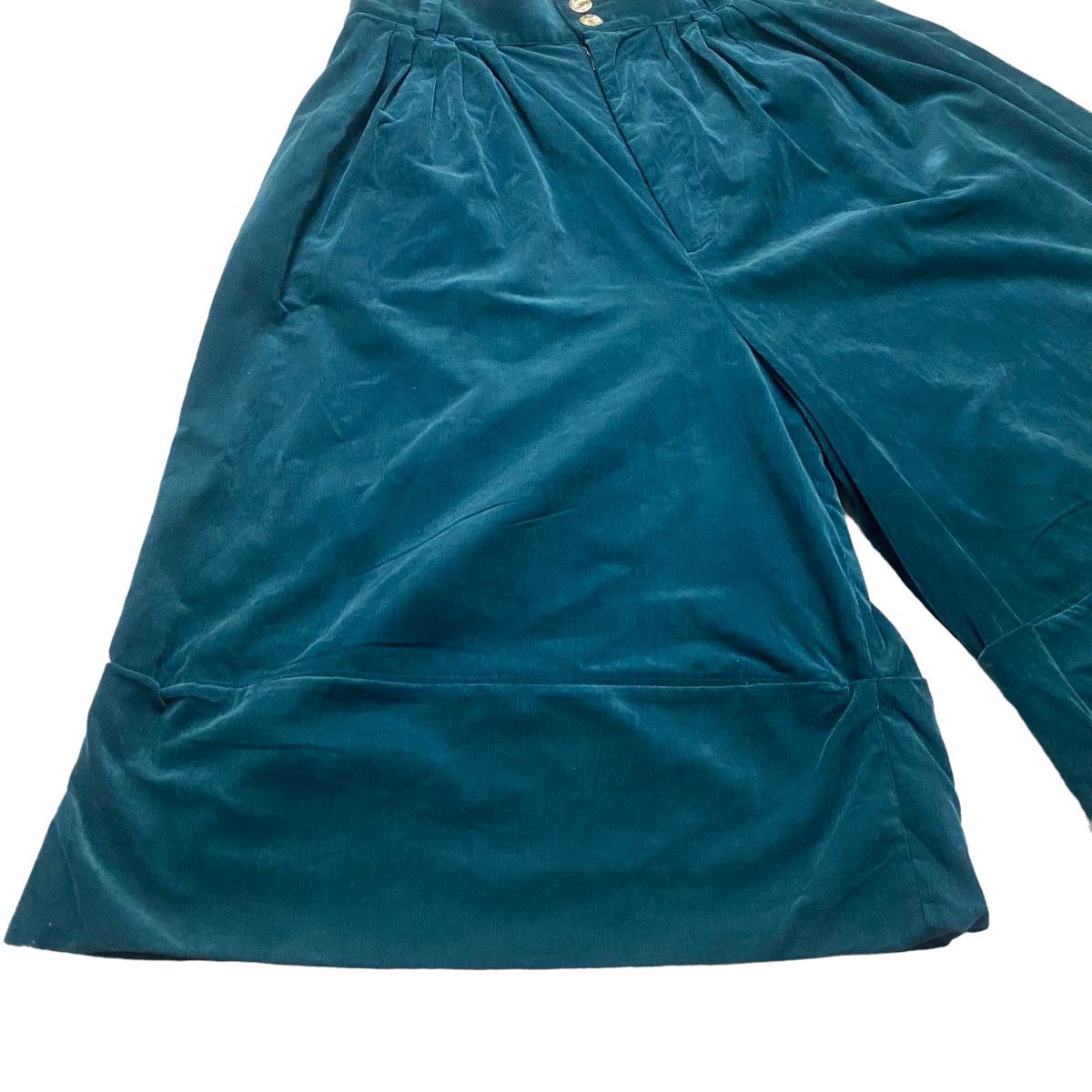 Issey Miyake Sunao kuwahara Velvet Pleated Hakama Pants Cropped Size 30" / US 8 / IT 44 - 5 Thumbnail