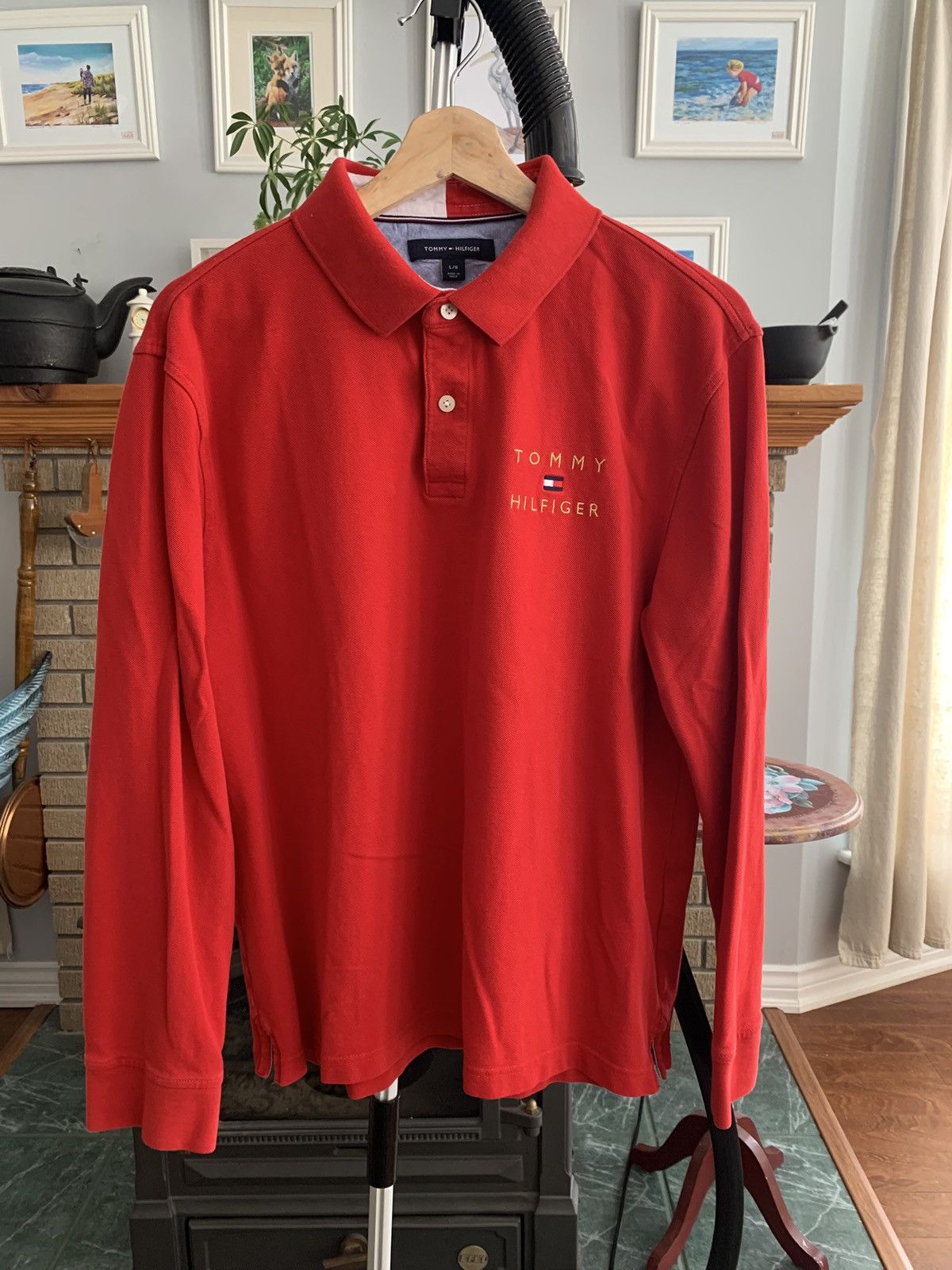 Tommy Hilfiger Tommy Hilfiger Long Sleeve Polo Size US L / EU 52-54 / 3 - 1 Thumbnail
