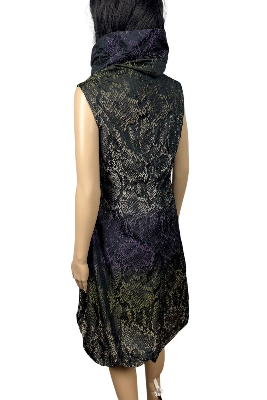Designer Bitte Kai Rand Python Printed Dress Mock Neck size DE36 IT42 Size M / US 6-8 / IT 42-44 - 6 Thumbnail