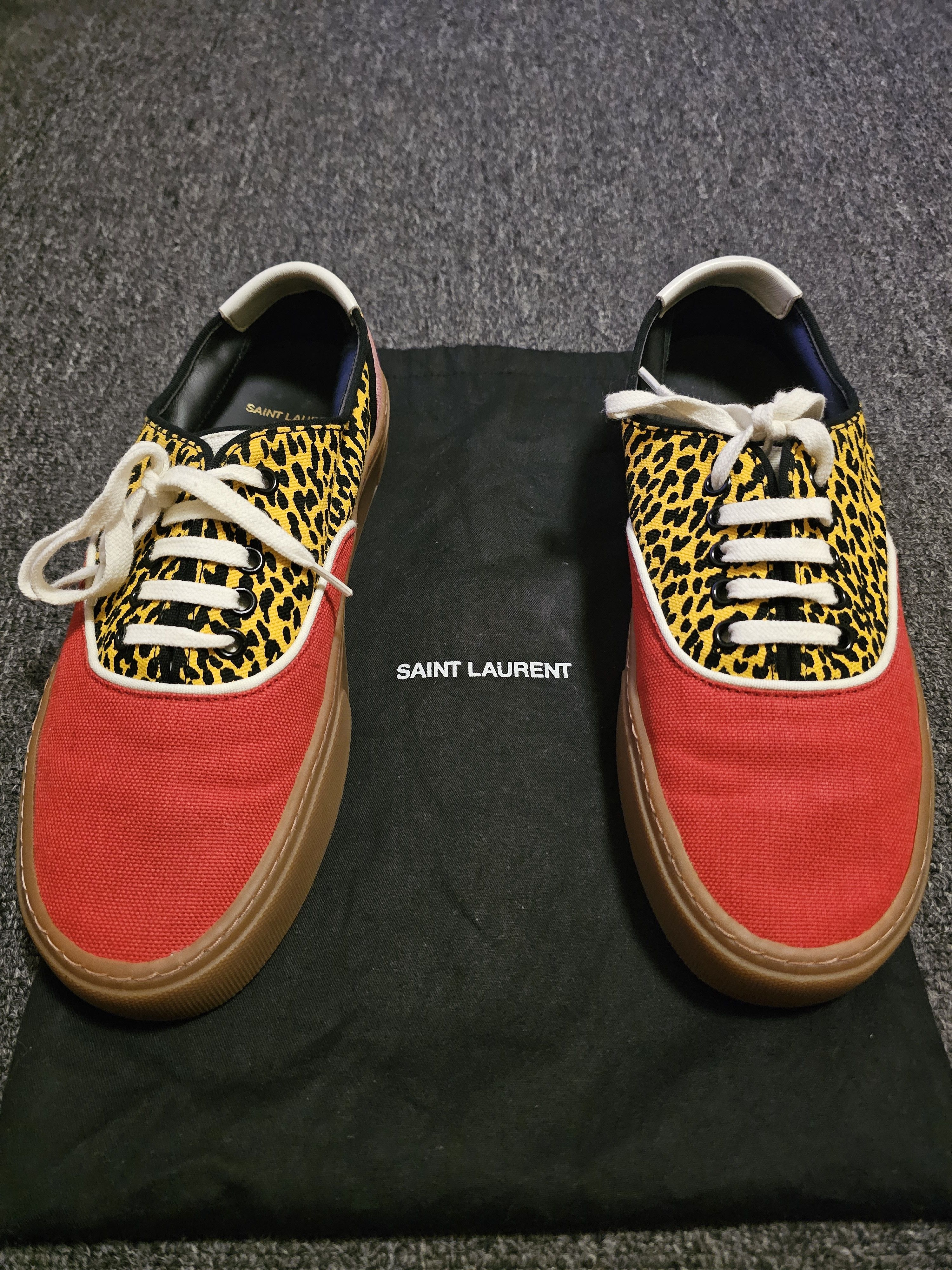 Saint Laurent Leopard low-top sneakers Shoes Size 40