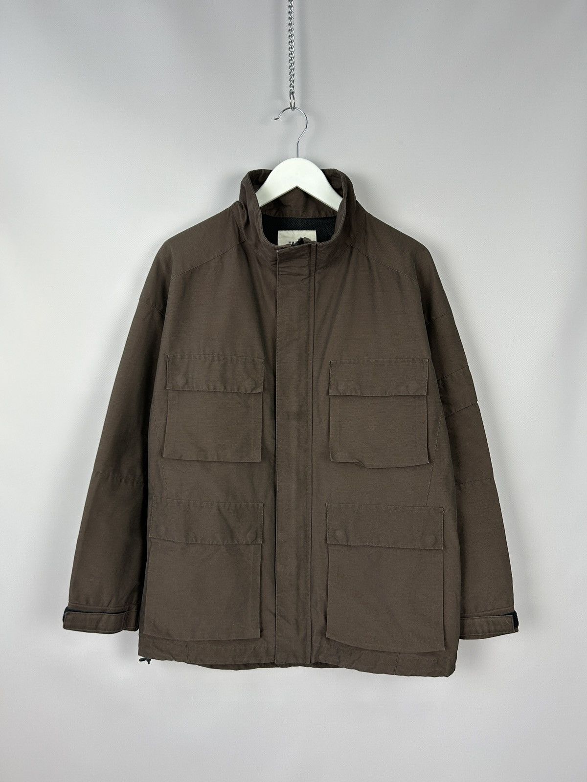 Japanese Brand × Takeo Kikuchi × Vintage Takeo Kikuchi Military Brown M65 Jacket Sz M Made in Japan Size US M / EU 48-50 / 2 - 8 Thumbnail