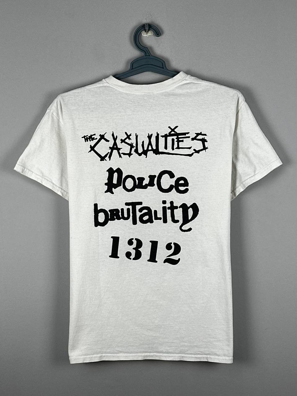 Band Tees Vintage The Casualties Police Brutality 1312 Punk Band Tee Size US M / EU 48-50 / 2 - 9 Thumbnail
