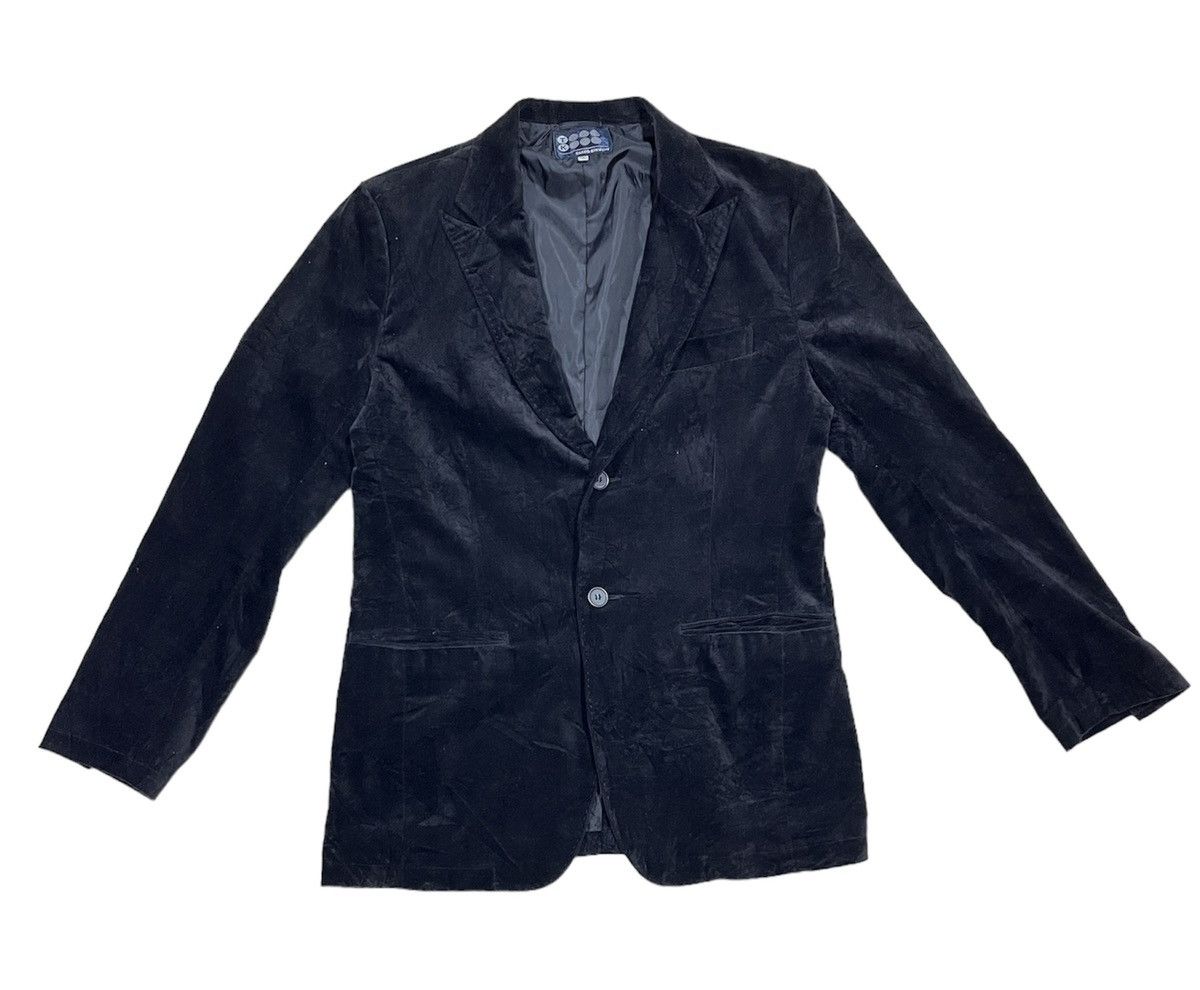 Japanese Brand × Takeo Kikuchi Japanese brand takeo kikuchi blazer valvet black Size 38L - 1 Thumbnail